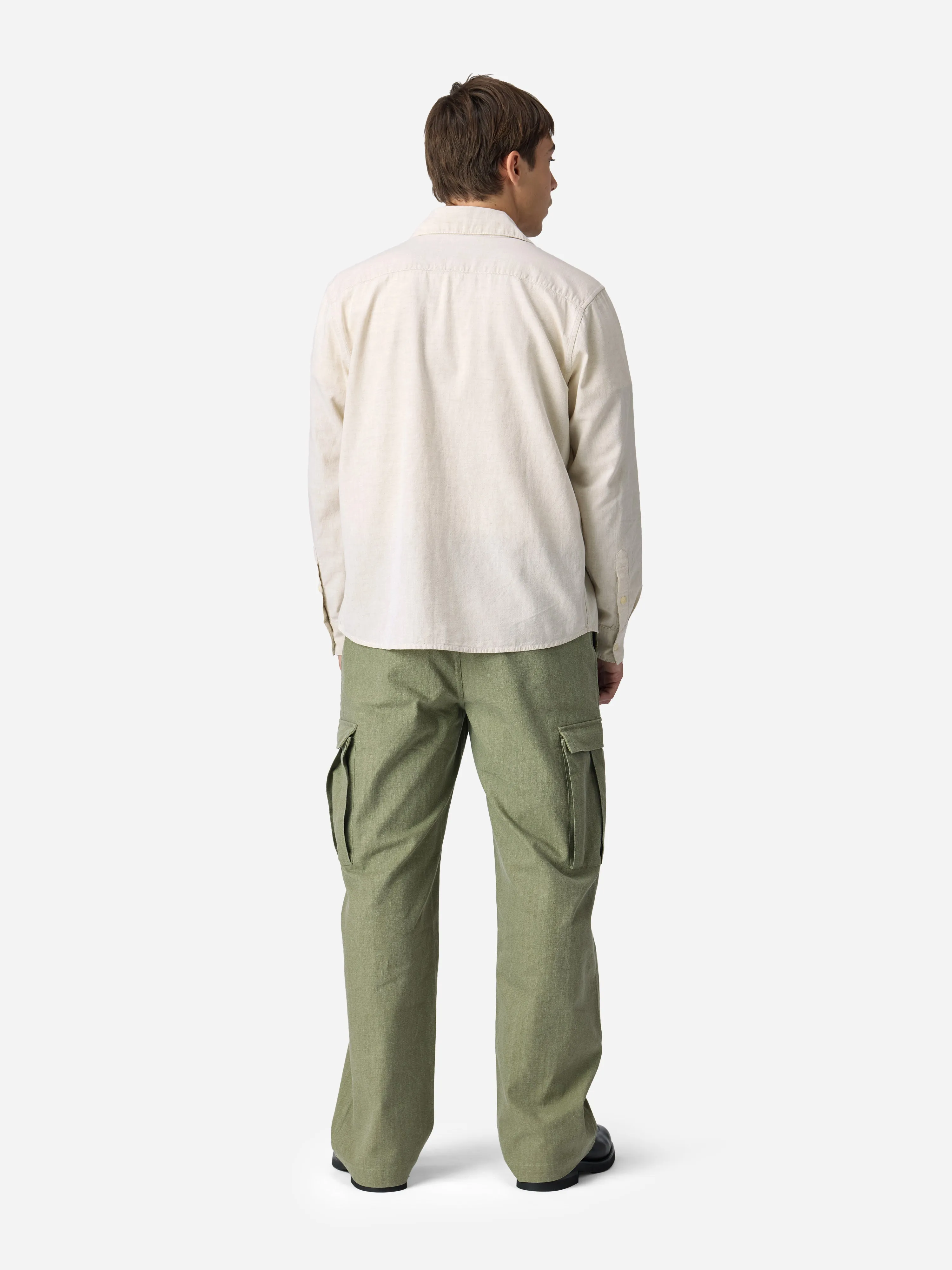 Cargo Pant ~ Olive HBT sold by 3sixteen product image thumbnail 3