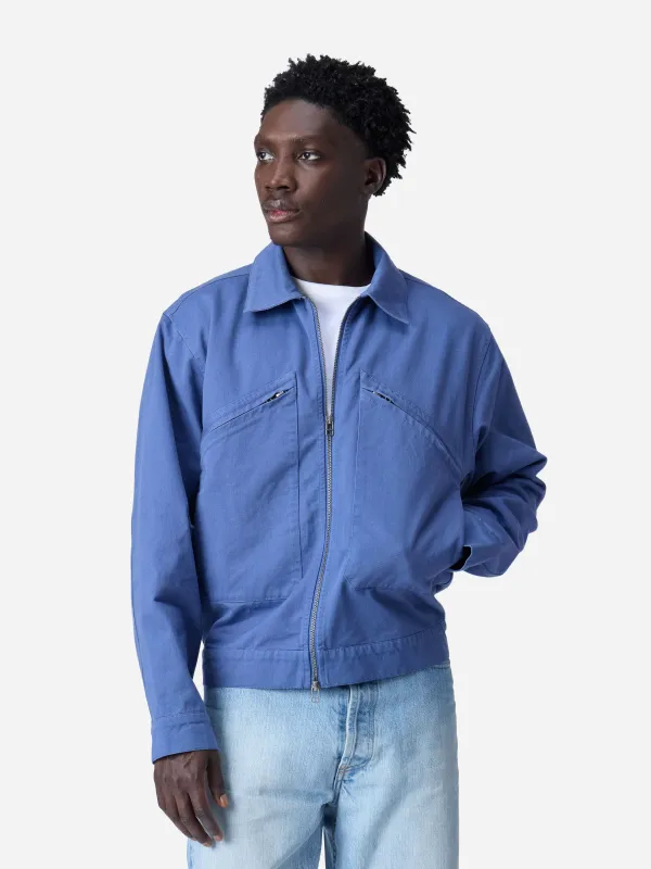 Cycling Jacket ~ French Blue made by 3sixteen