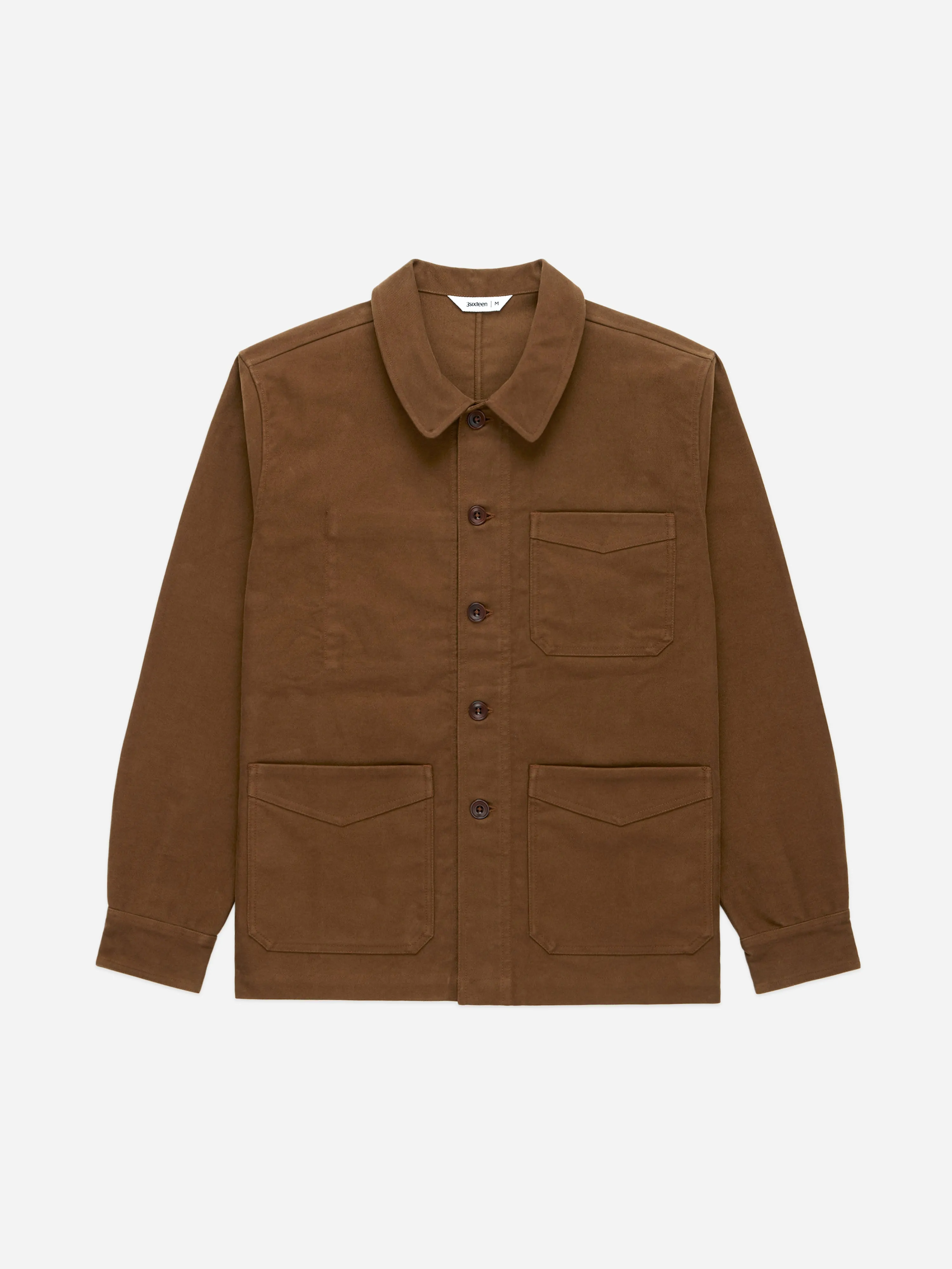 French Work Jacket ~ Brown Moleskin sold by 3sixteen product image thumbnail 3