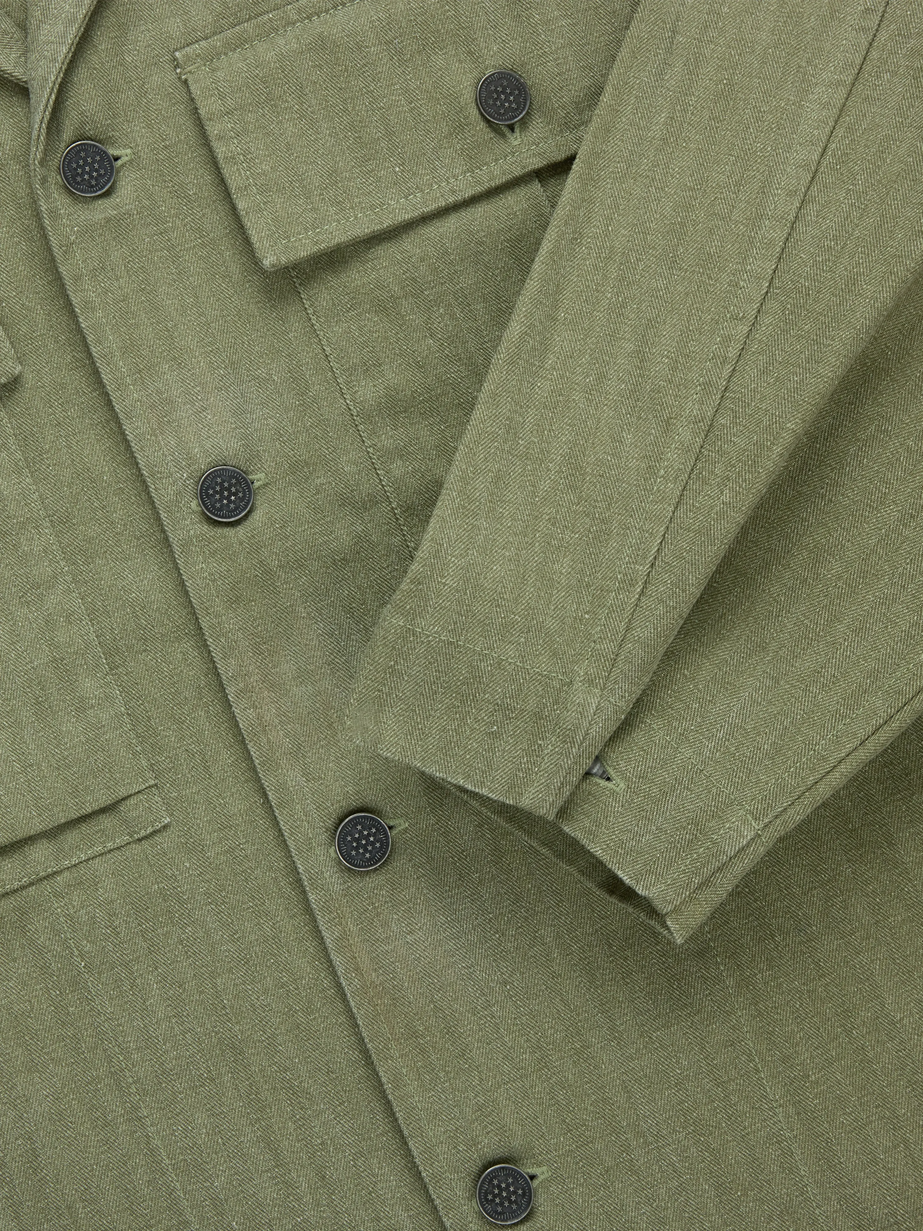 M43 Overshirt ~ Olive HBT sold by 3sixteen product image thumbnail 4