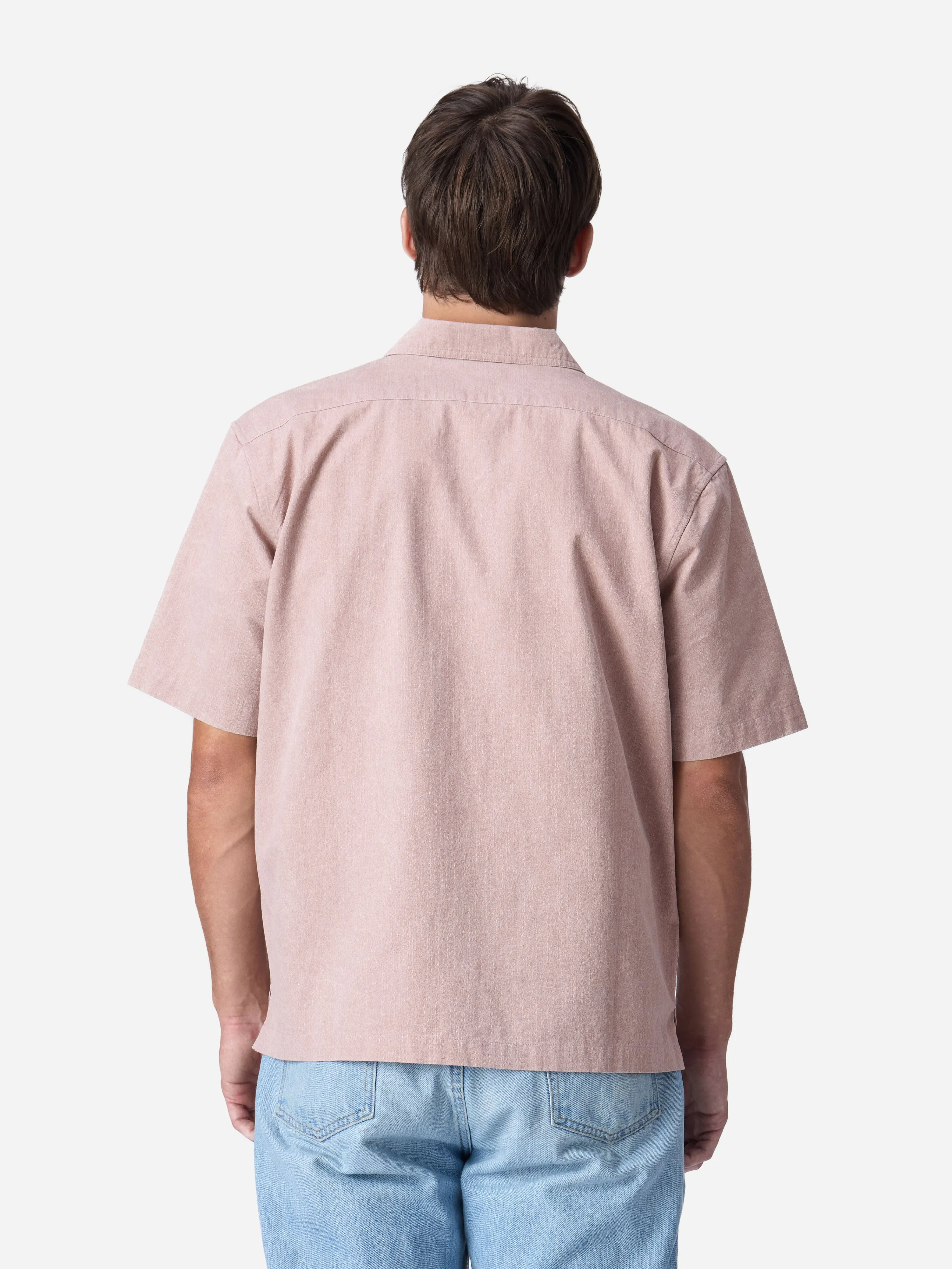 Short Sleeve Workshirt ~ Blush Twill sold by 3sixteen product image thumbnail 2