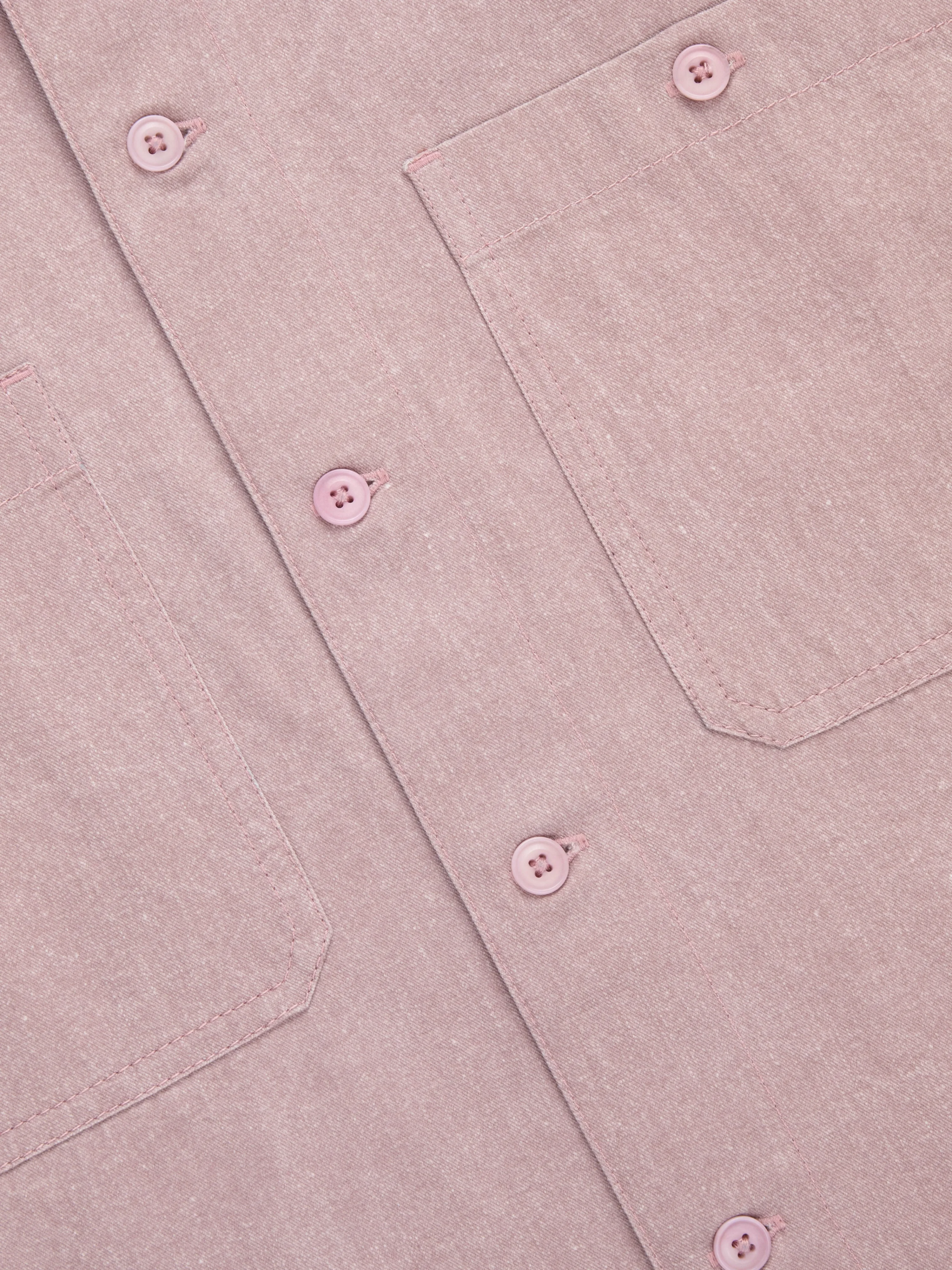 Short Sleeve Workshirt ~ Blush Twill sold by 3sixteen product image thumbnail 4