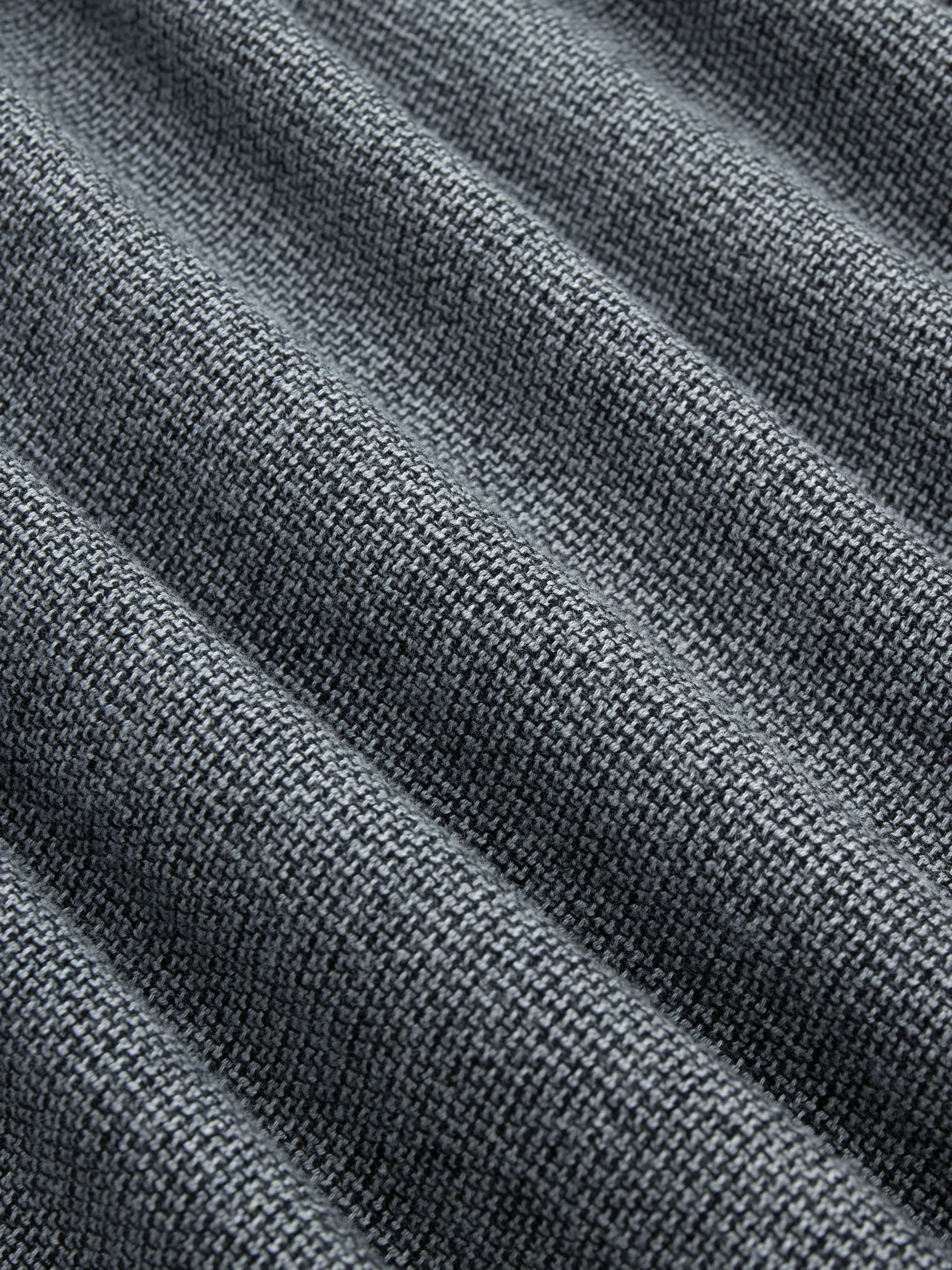 Loop Collar Shirt ~ Black Marled sold by 3sixteen product image thumbnail 5