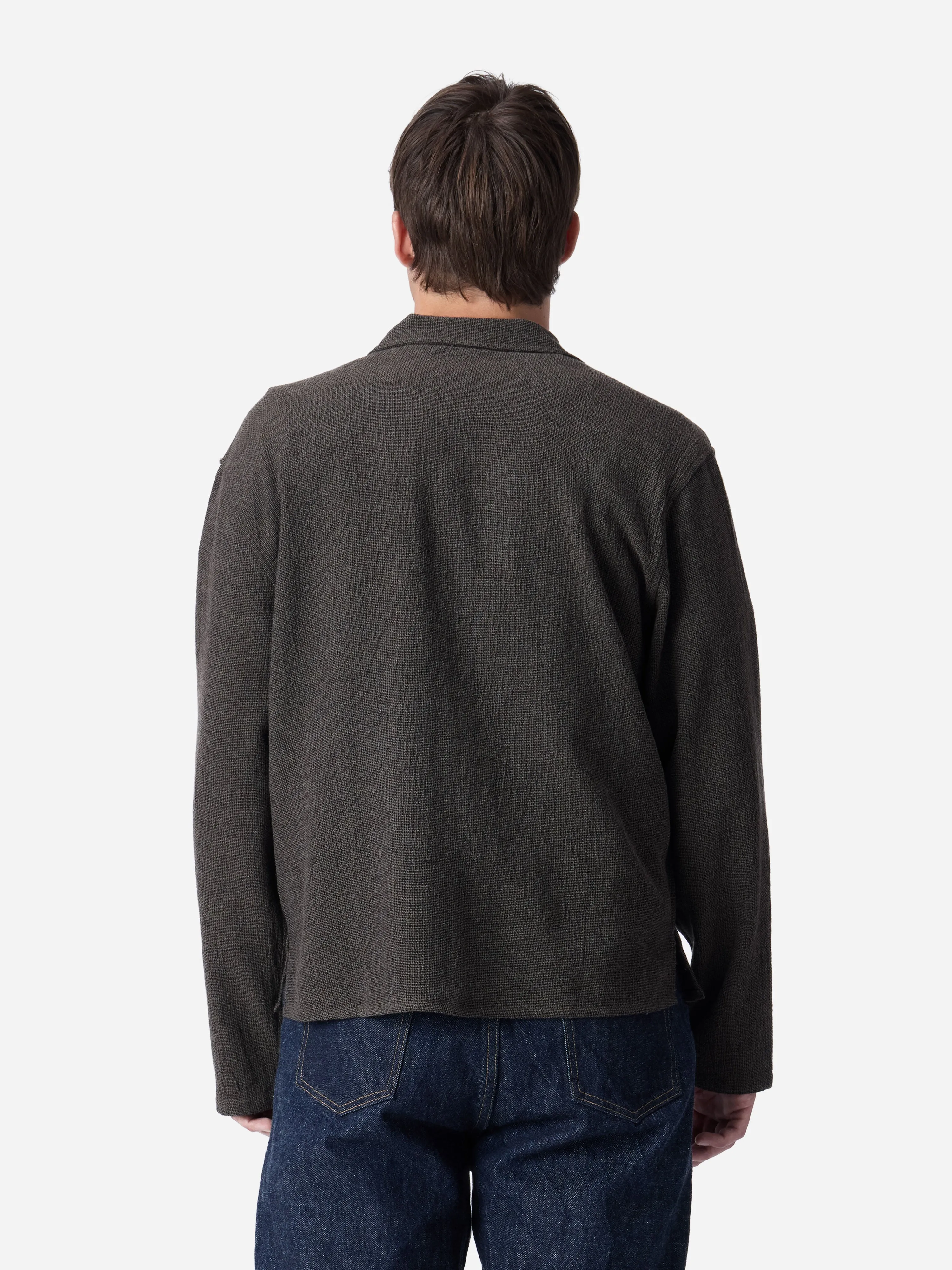 Loop Collar Shirt ~ Chocolate Marled sold by 3sixteen product image thumbnail 2