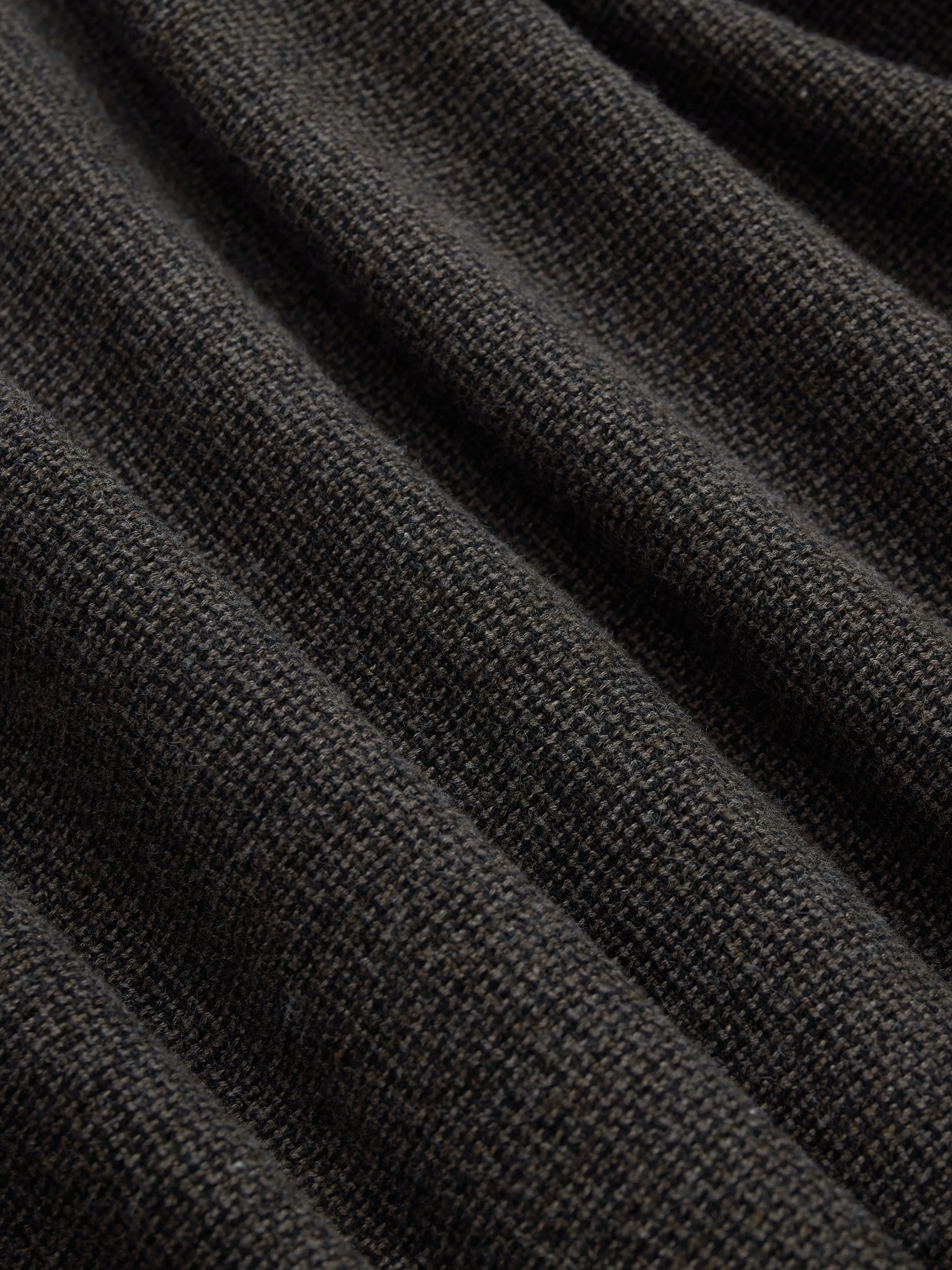 Loop Collar Shirt ~ Chocolate Marled sold by 3sixteen product image thumbnail 5