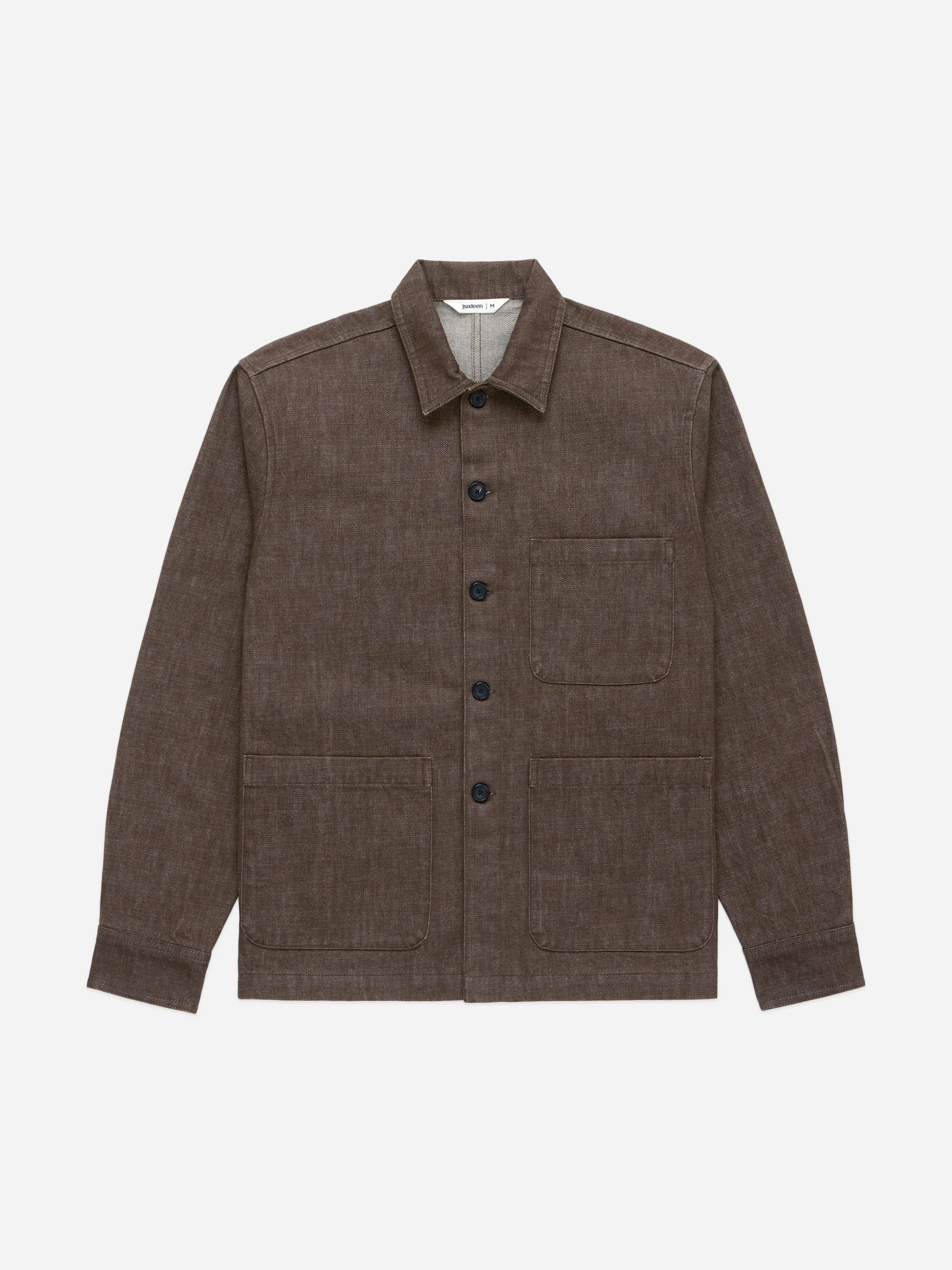 Shop Jacket ~ Brown Denim sold by 3sixteen product image thumbnail 3
