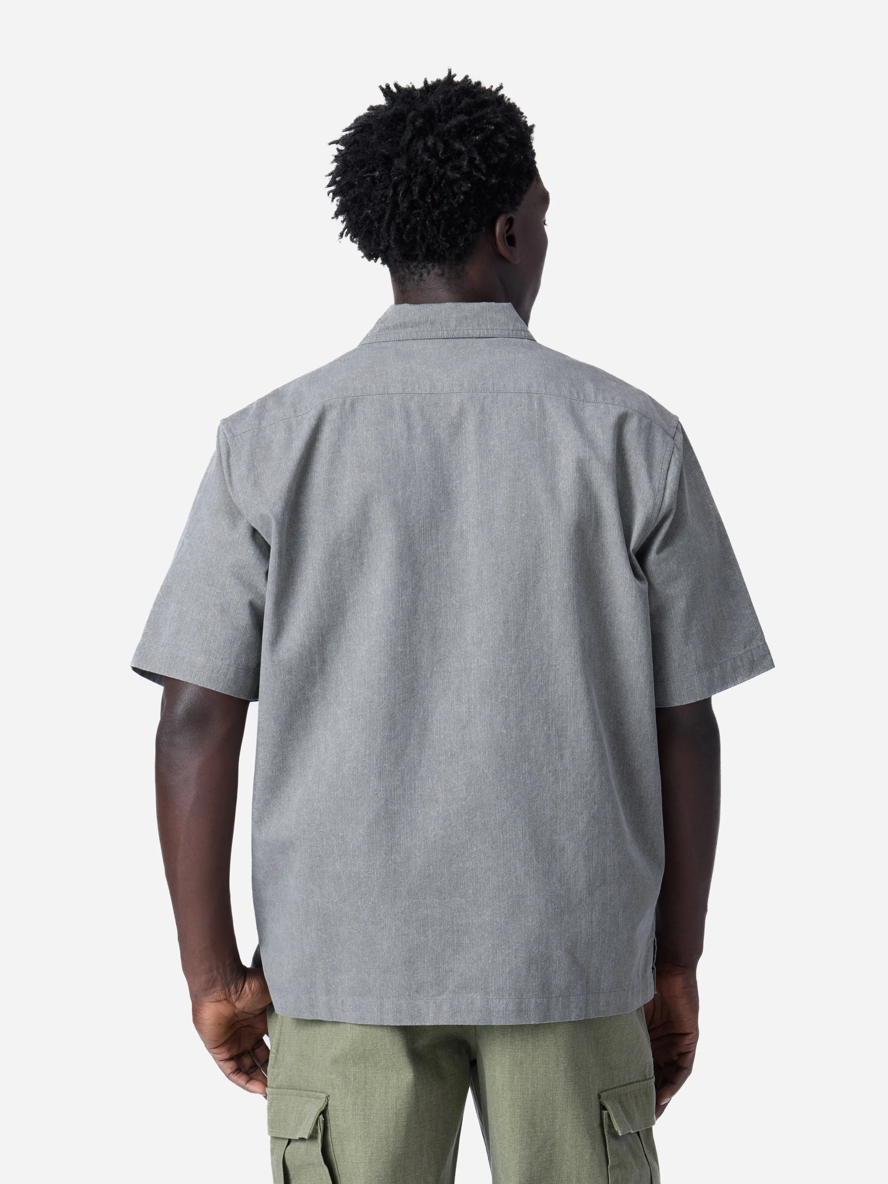 Short Sleeve Workshirt ~ Charcoal Twill sold by 3sixteen product image thumbnail 2
