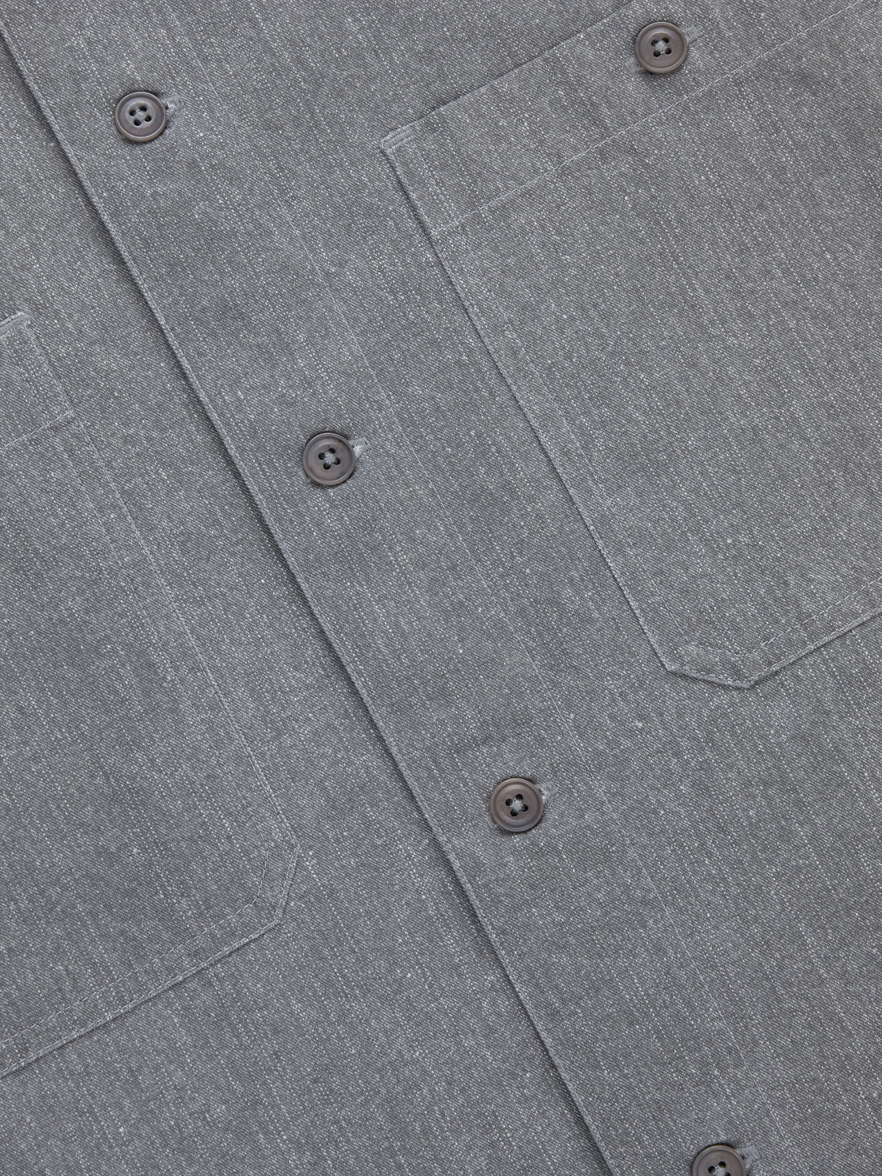 Short Sleeve Workshirt ~ Charcoal Twill sold by 3sixteen product image thumbnail 4