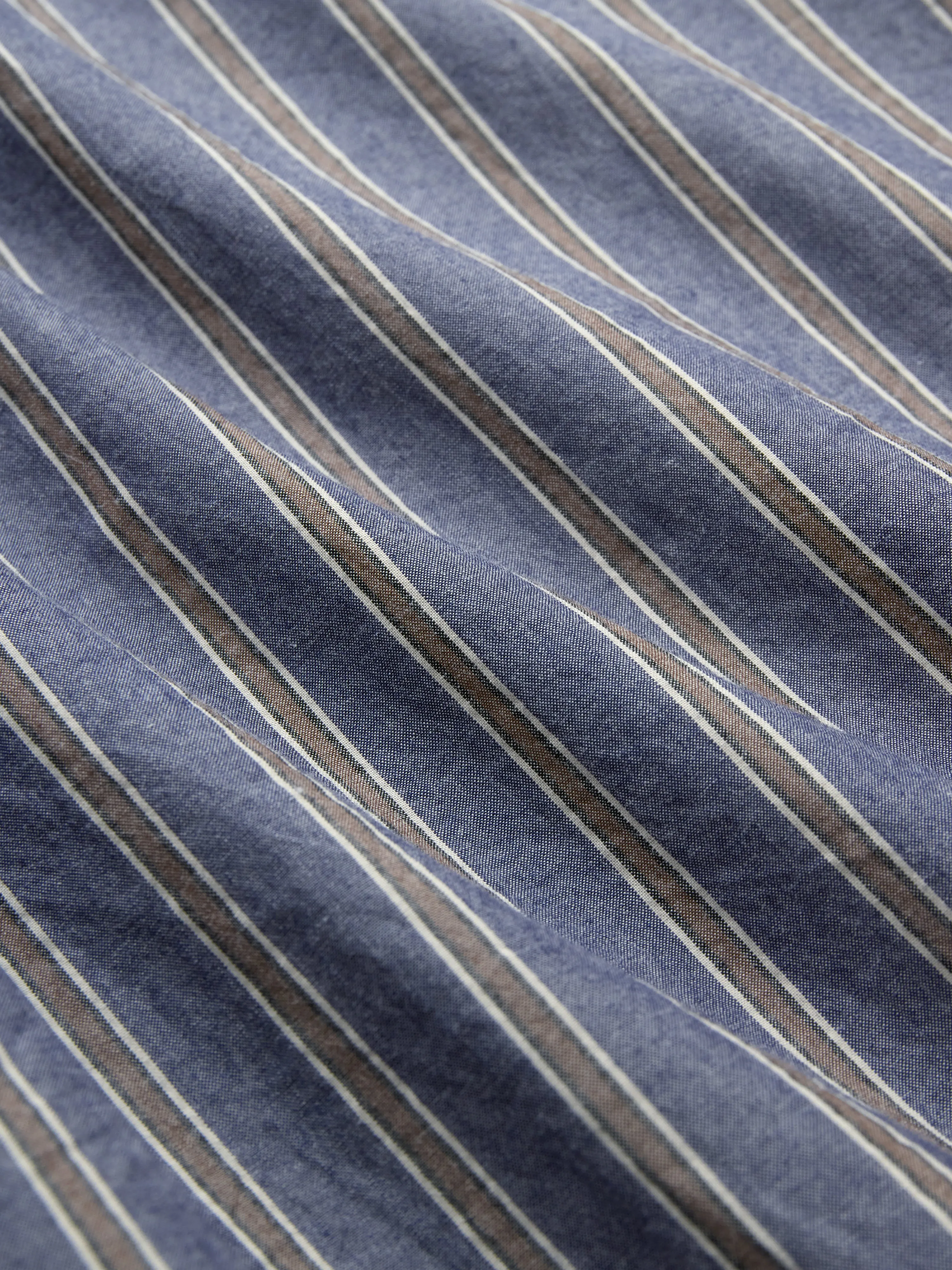 Commuter Shirt ~ Navy/Coyote Stripe sold by 3sixteen product image thumbnail 5