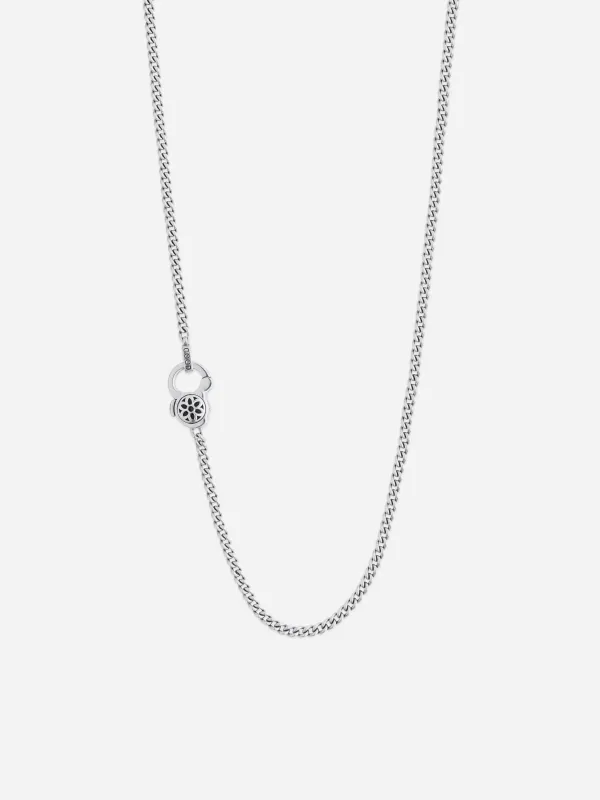 4A Curb Chain Necklace ~ Sterling Silver sold by 3sixteen