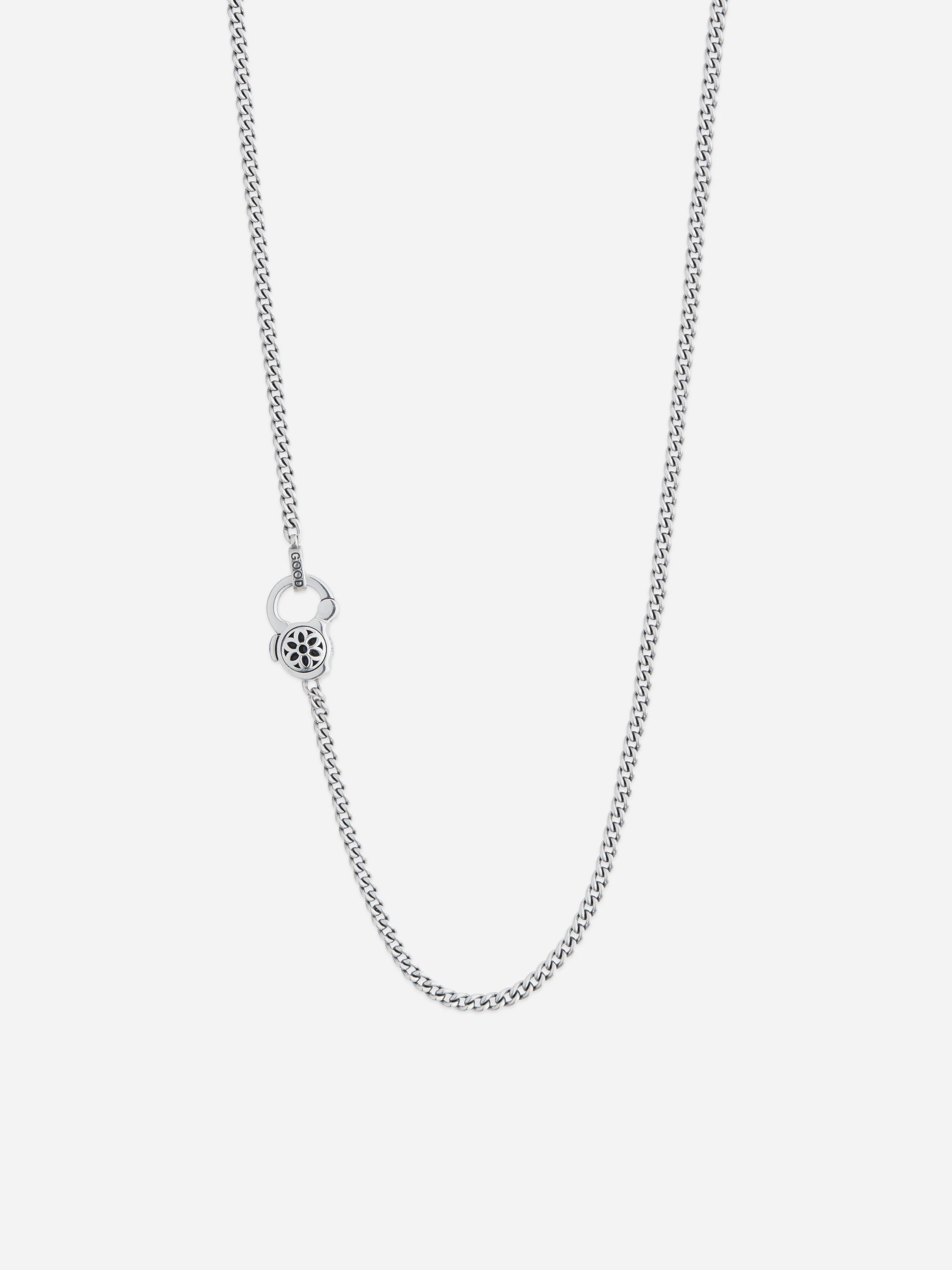 4A Curb Chain Necklace ~ Sterling Silver sold by 3sixteen