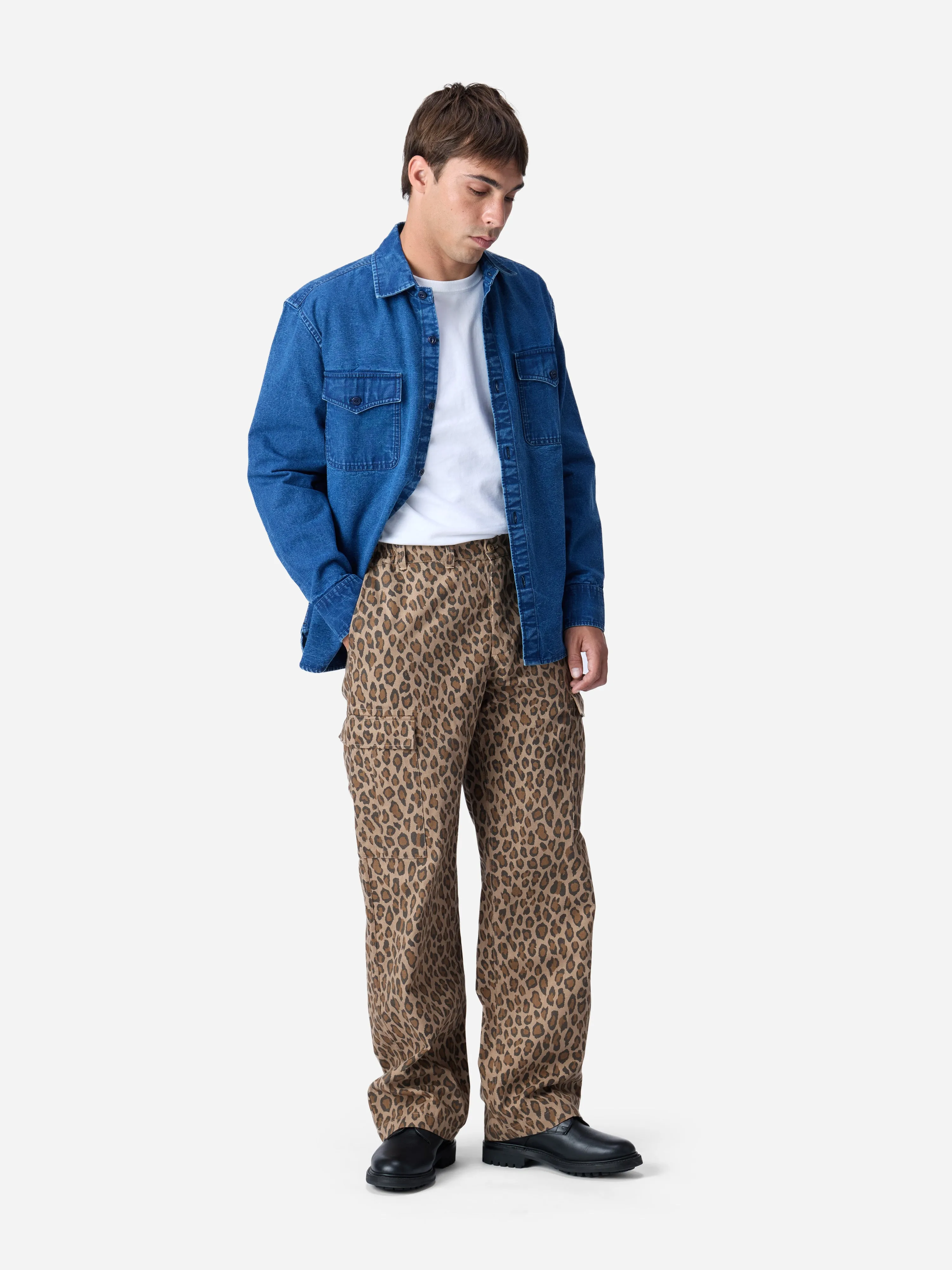 Cargo Pant ~ Leopard HBT sold by 3sixteen product image thumbnail 2
