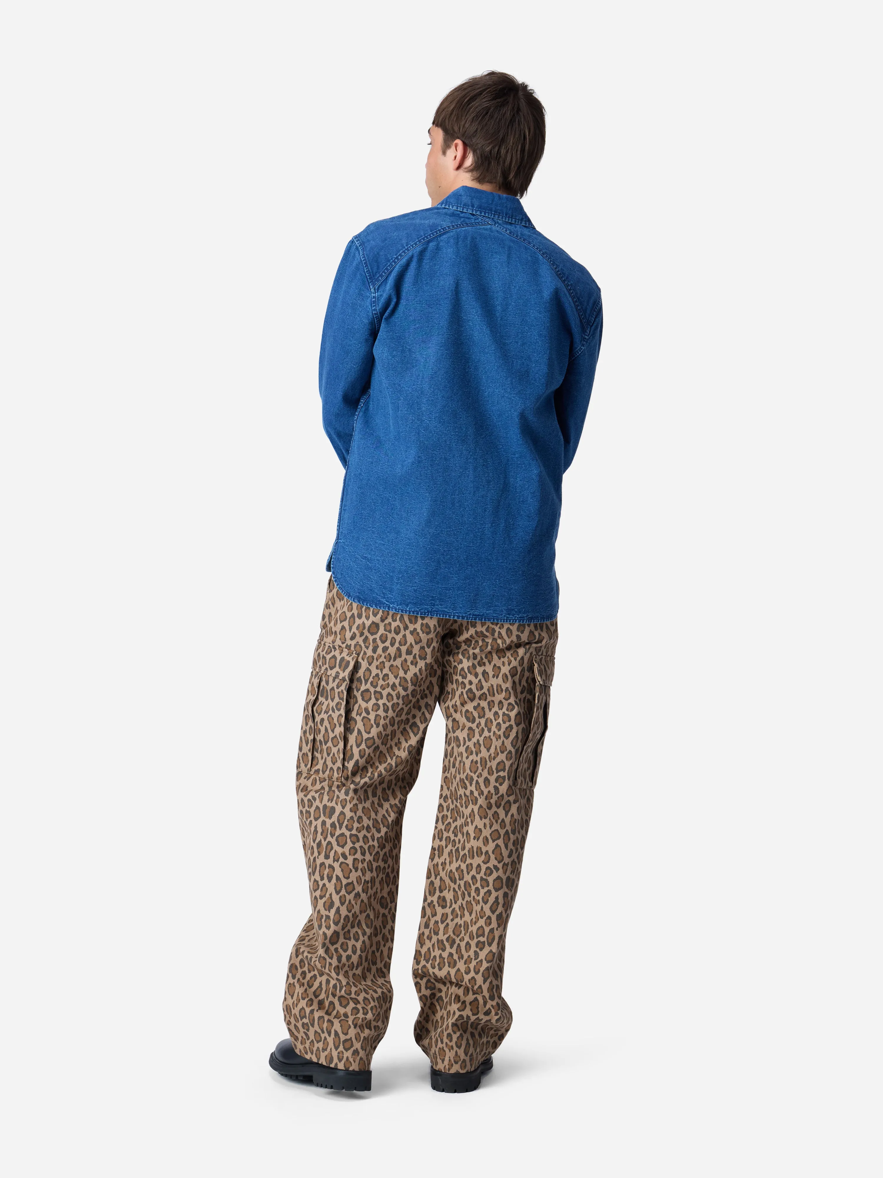 Cargo Pant ~ Leopard HBT sold by 3sixteen product image thumbnail 3