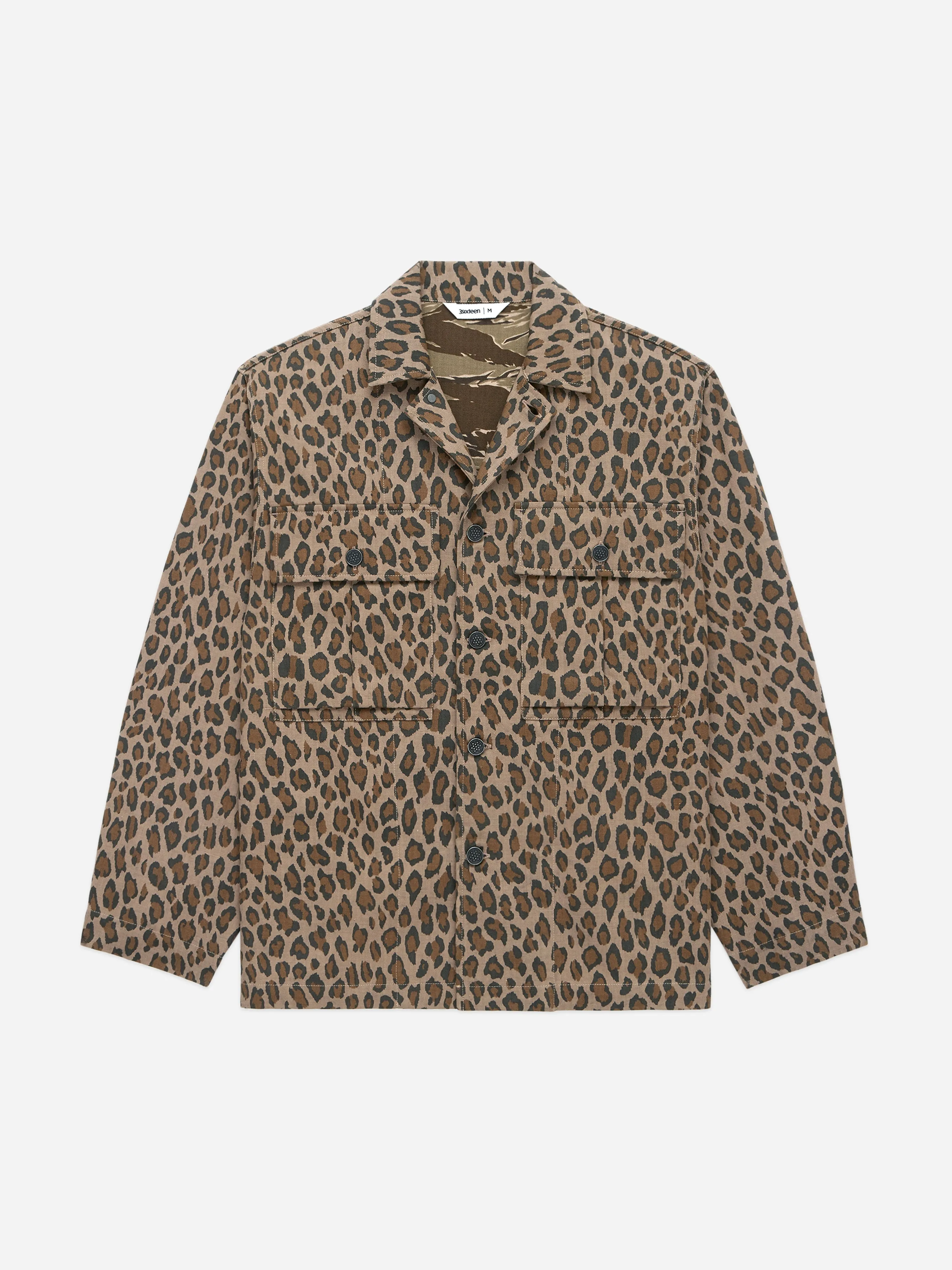 M43 Overshirt ~ Leopard HBT sold by 3sixteen product image thumbnail 4