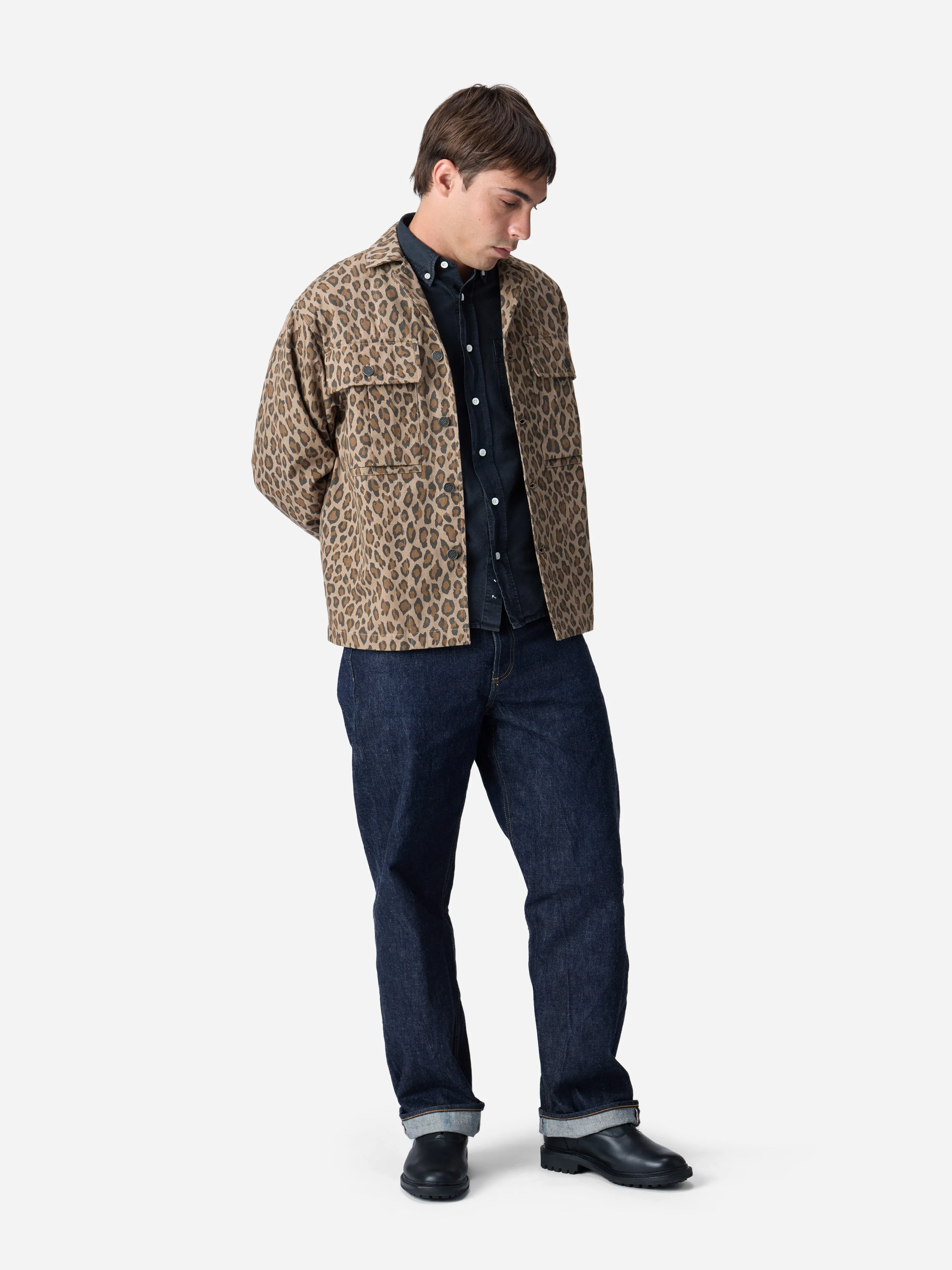 M43 Overshirt ~ Leopard HBT sold by 3sixteen product image thumbnail 3