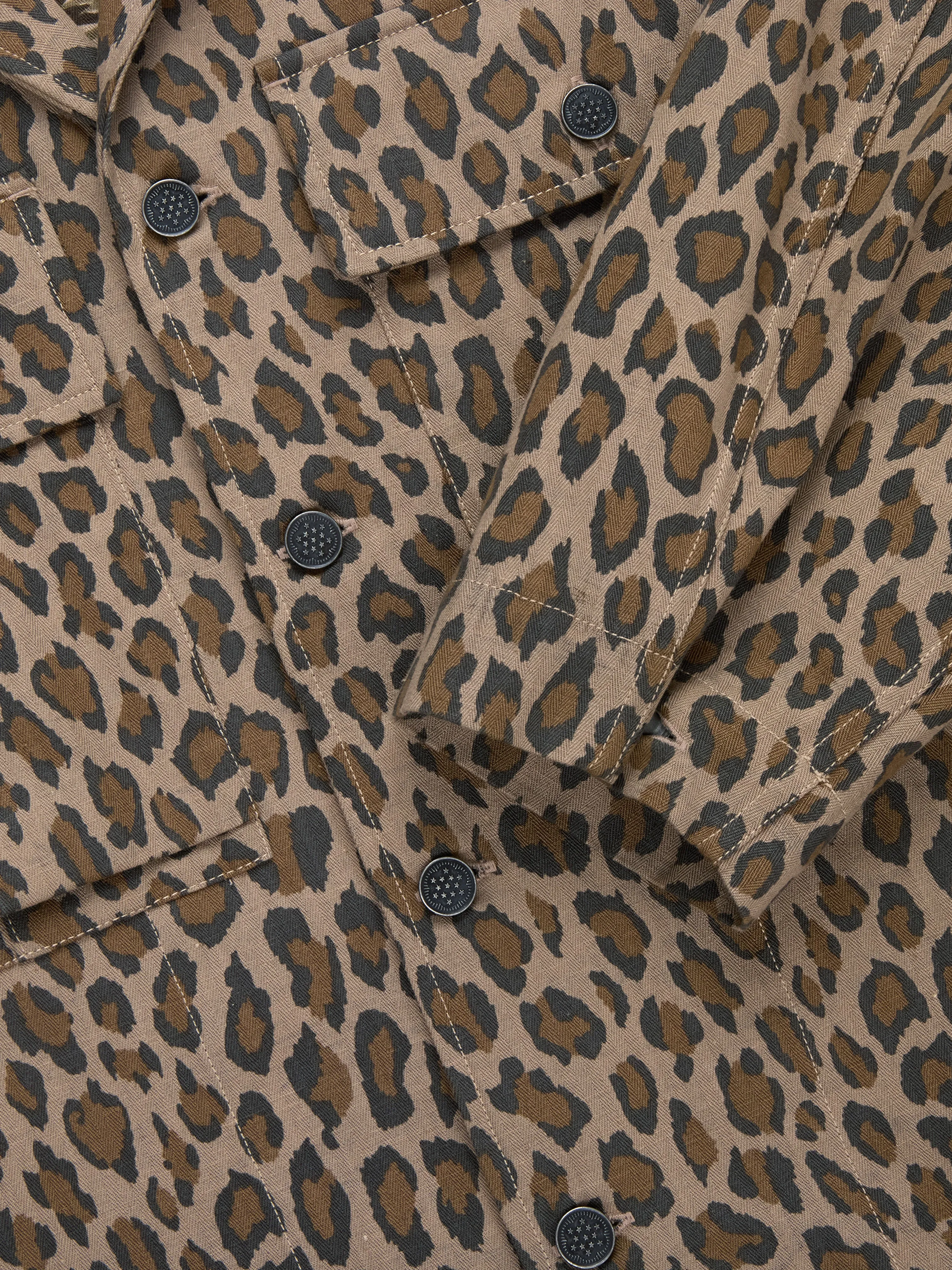 M43 Overshirt ~ Leopard HBT sold by 3sixteen product image thumbnail 5