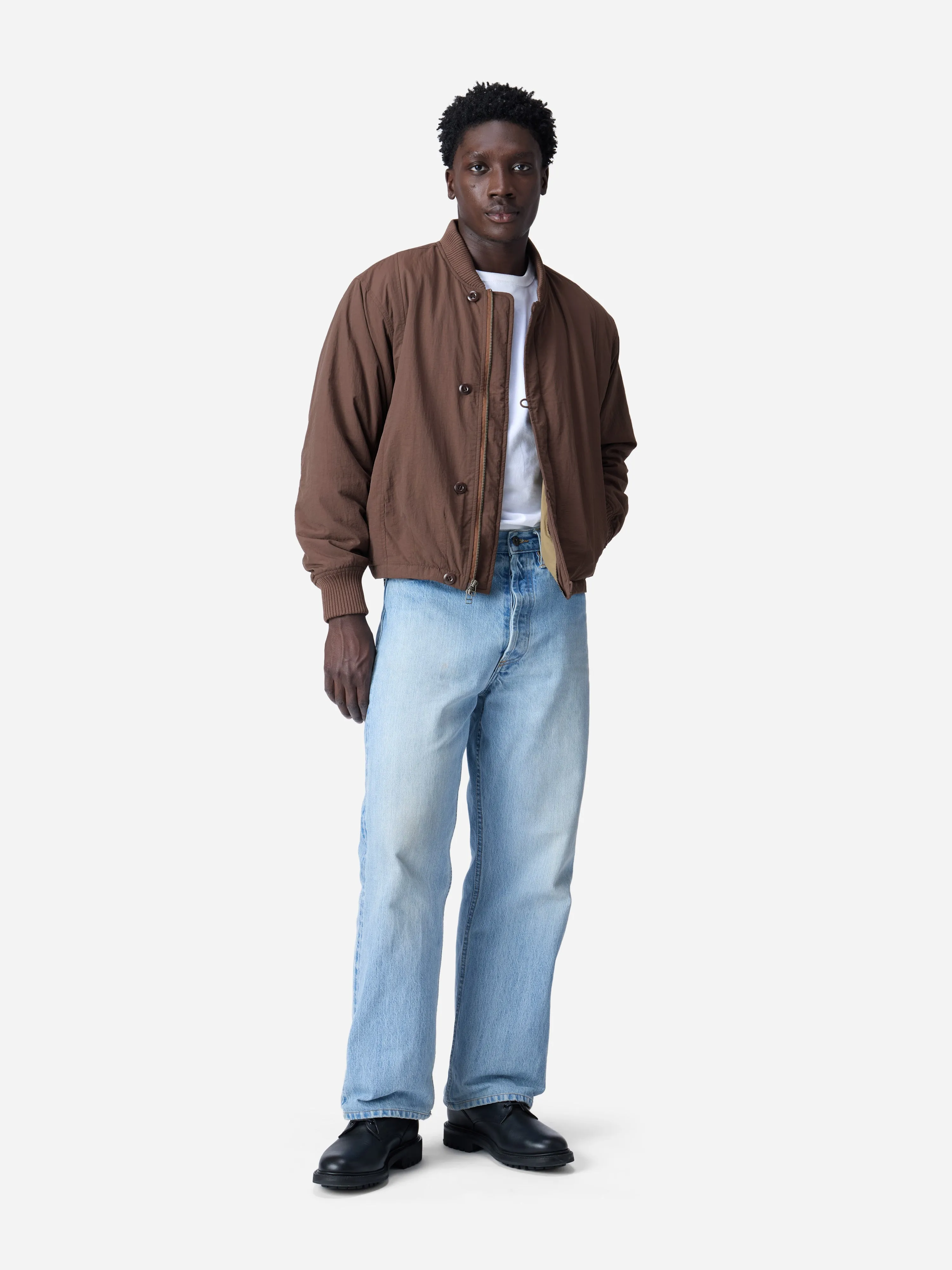 Loop Bomber ~ Brown sold by 3sixteen product image thumbnail 3