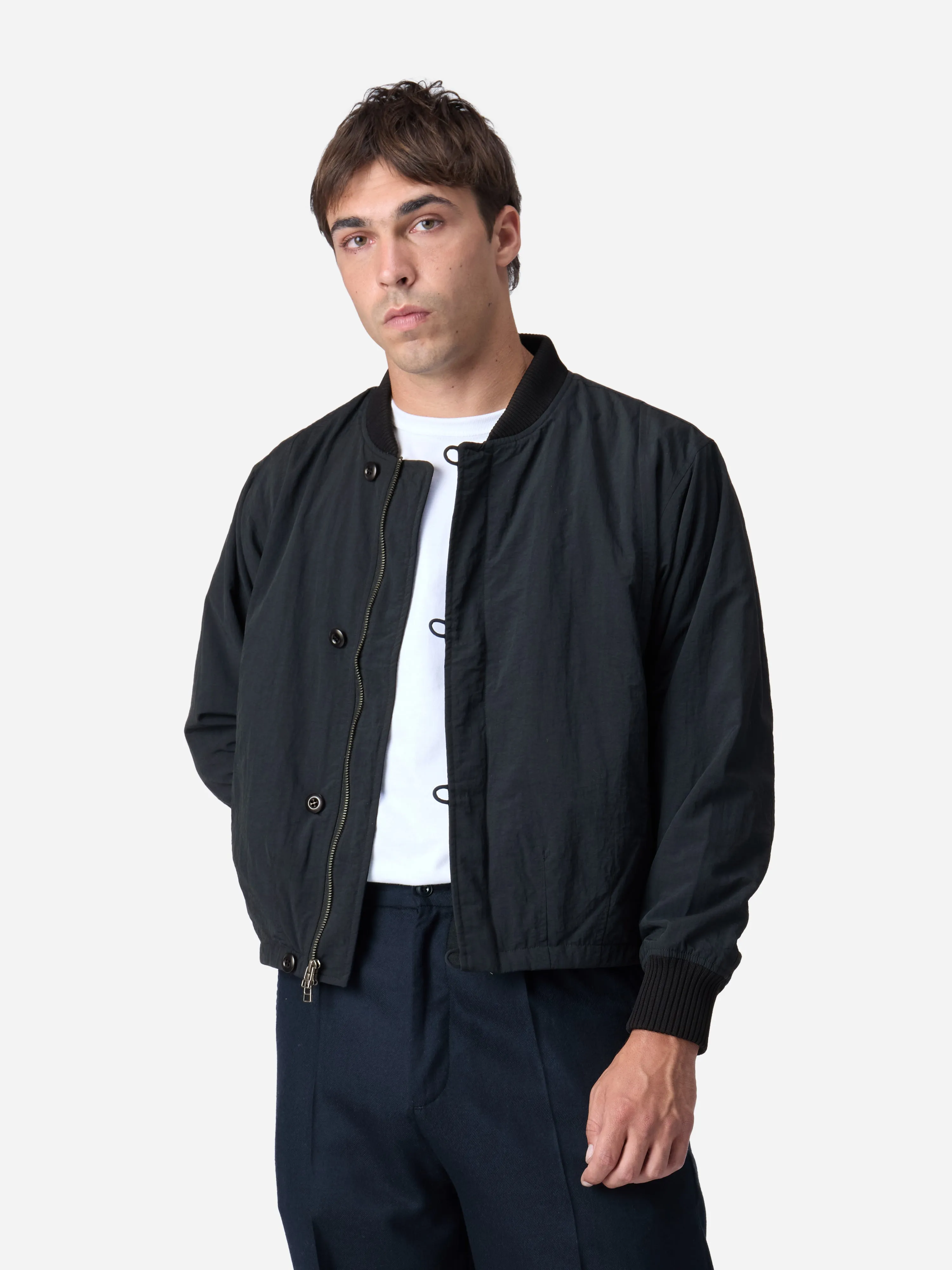 Loop Bomber ~ Black sold by 3sixteen