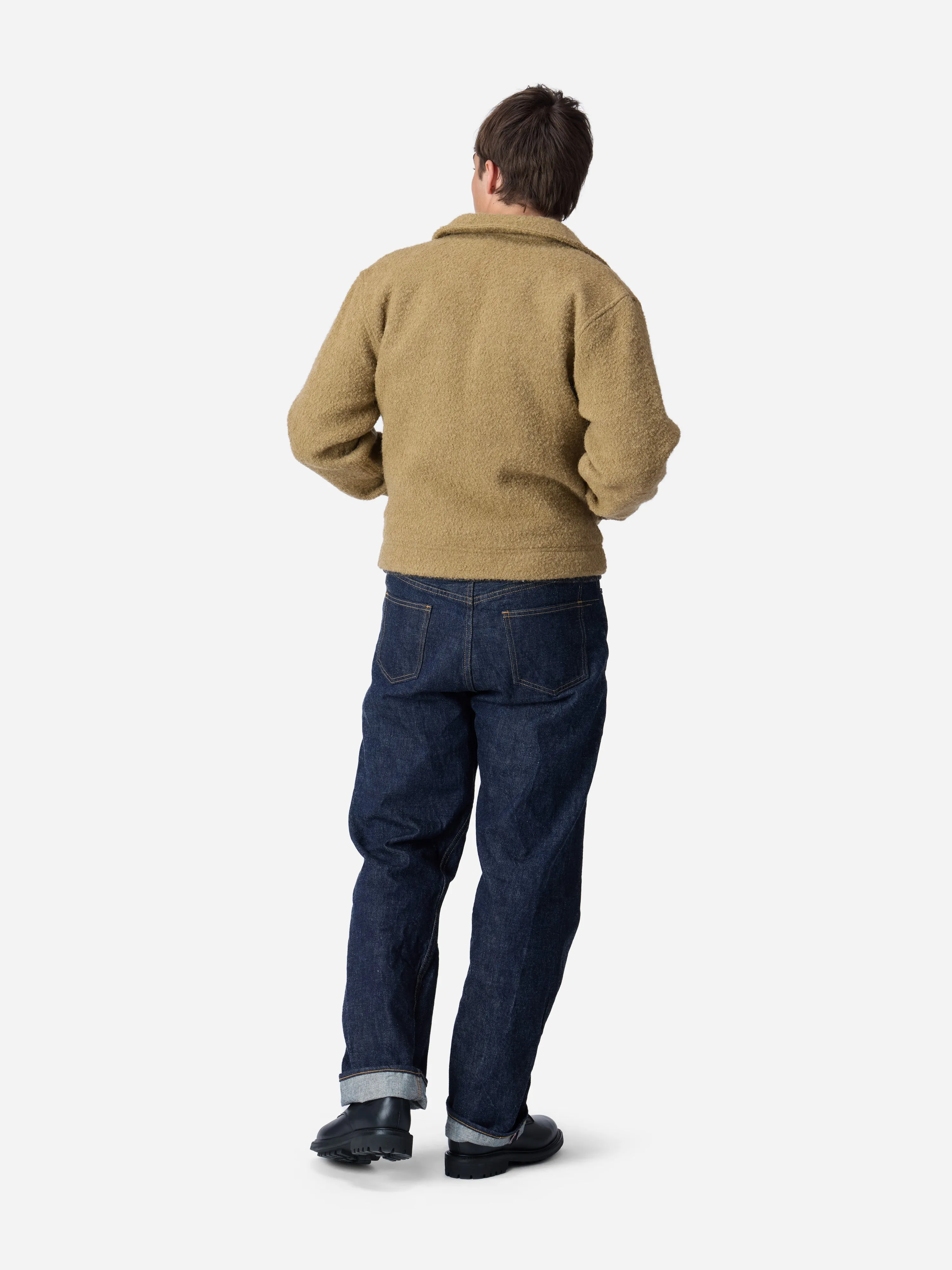 Club Jacket ~ Wheat Boucle sold by 3sixteen product image thumbnail 2