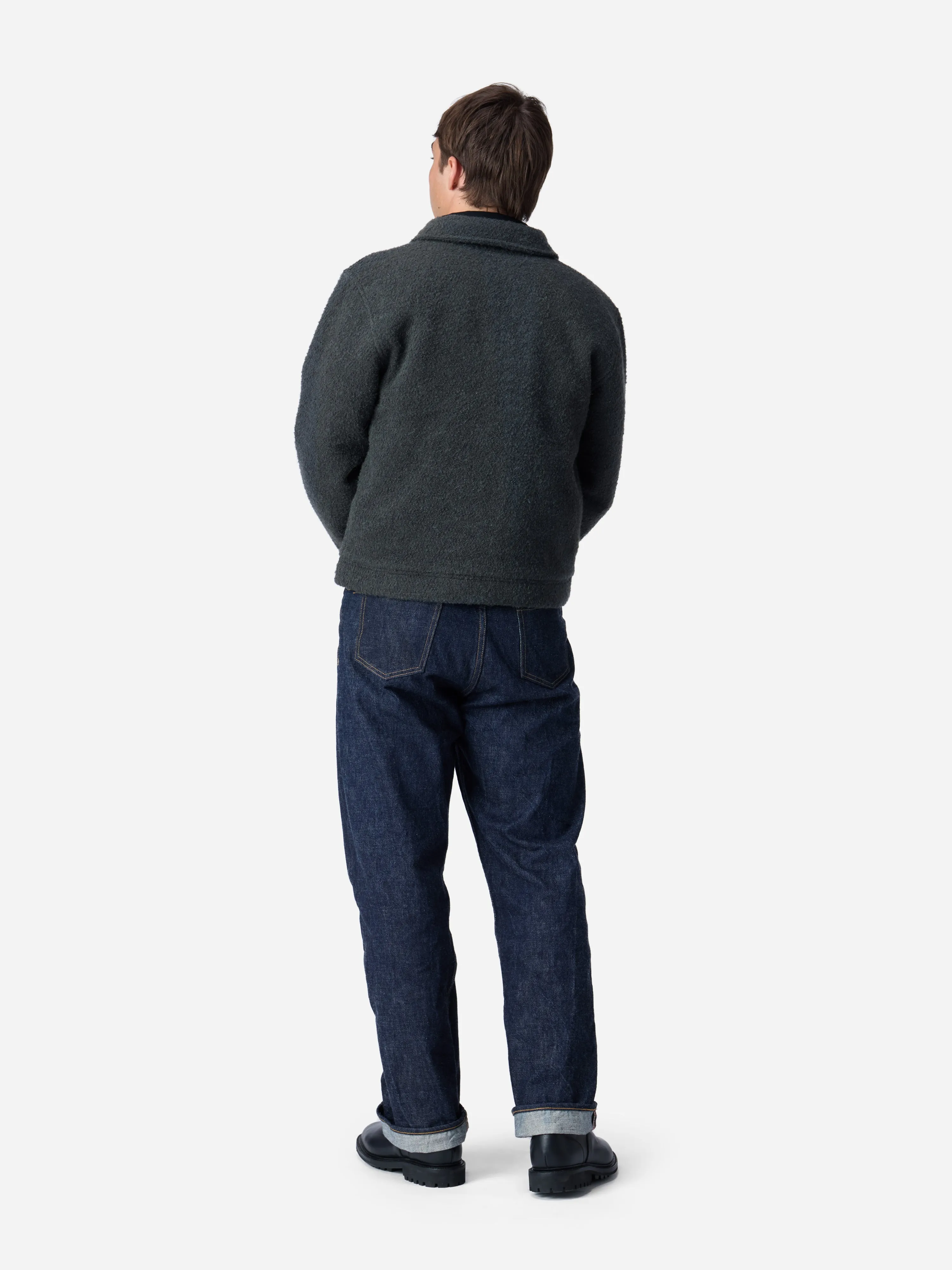 Club Jacket ~ Charcoal Boucle sold by 3sixteen product image thumbnail 2