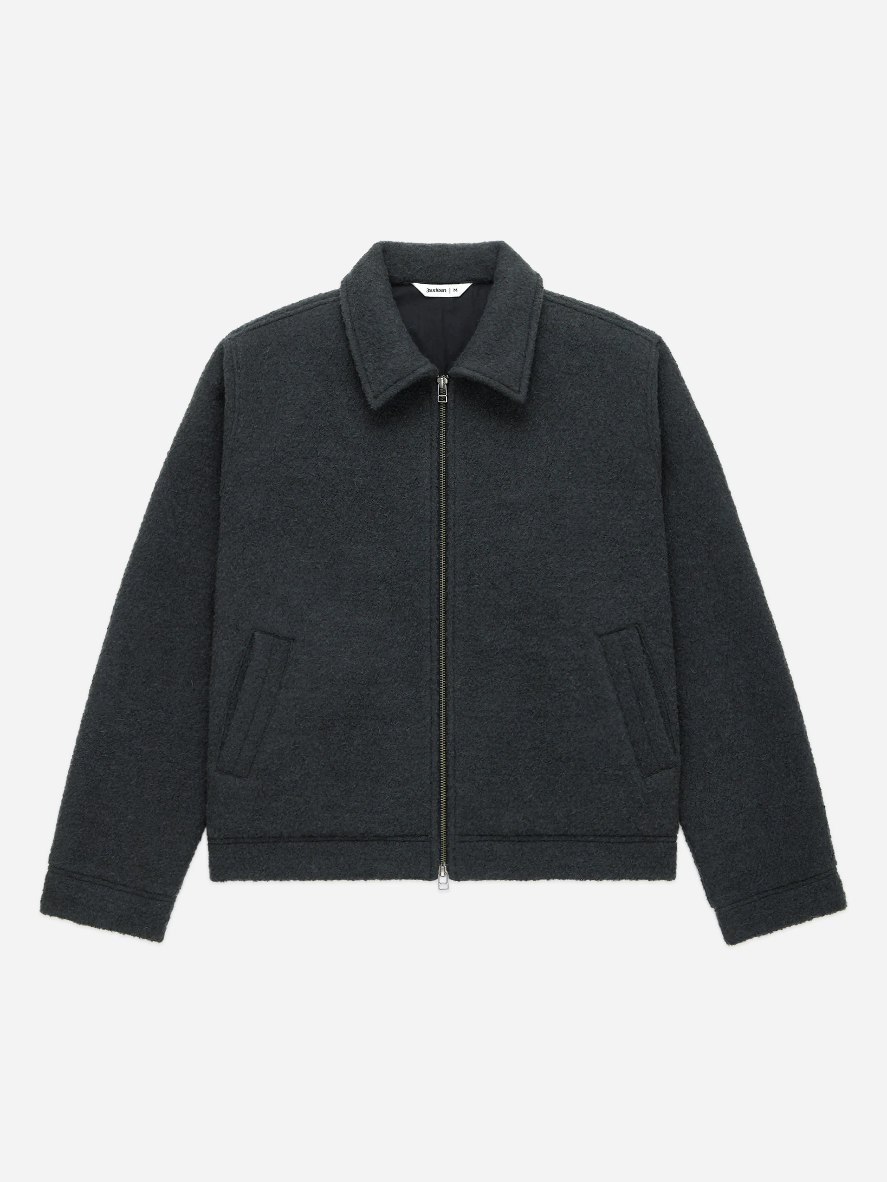 Club Jacket ~ Charcoal Boucle sold by 3sixteen product image thumbnail 4