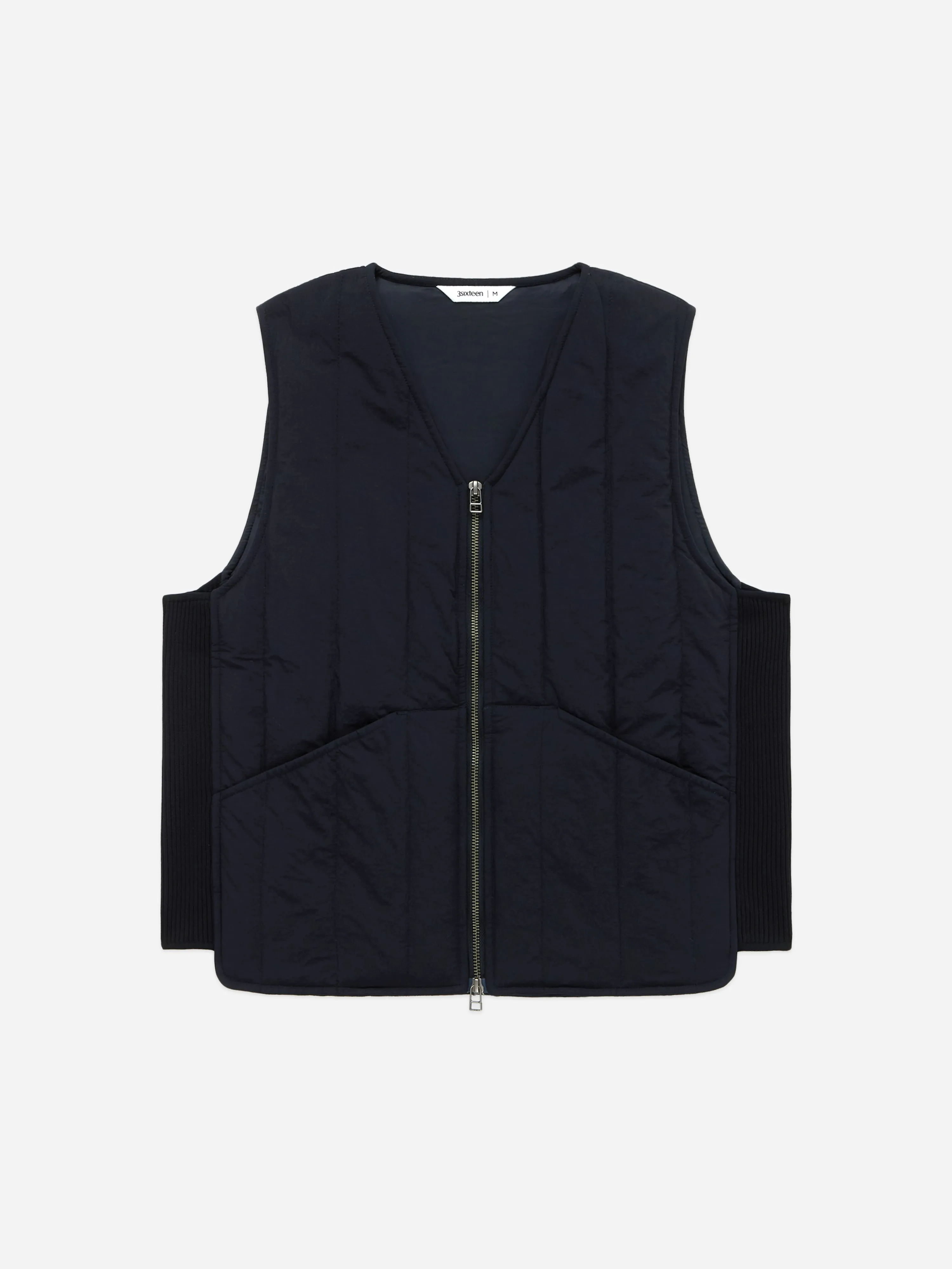 Liner Vest ~ Black Ripstop sold by 3sixteen product image thumbnail 4