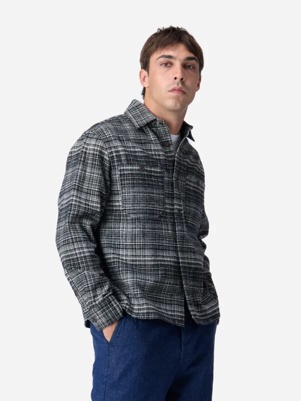 Utility Flannel ~ Static Plaid sold by 3sixteen