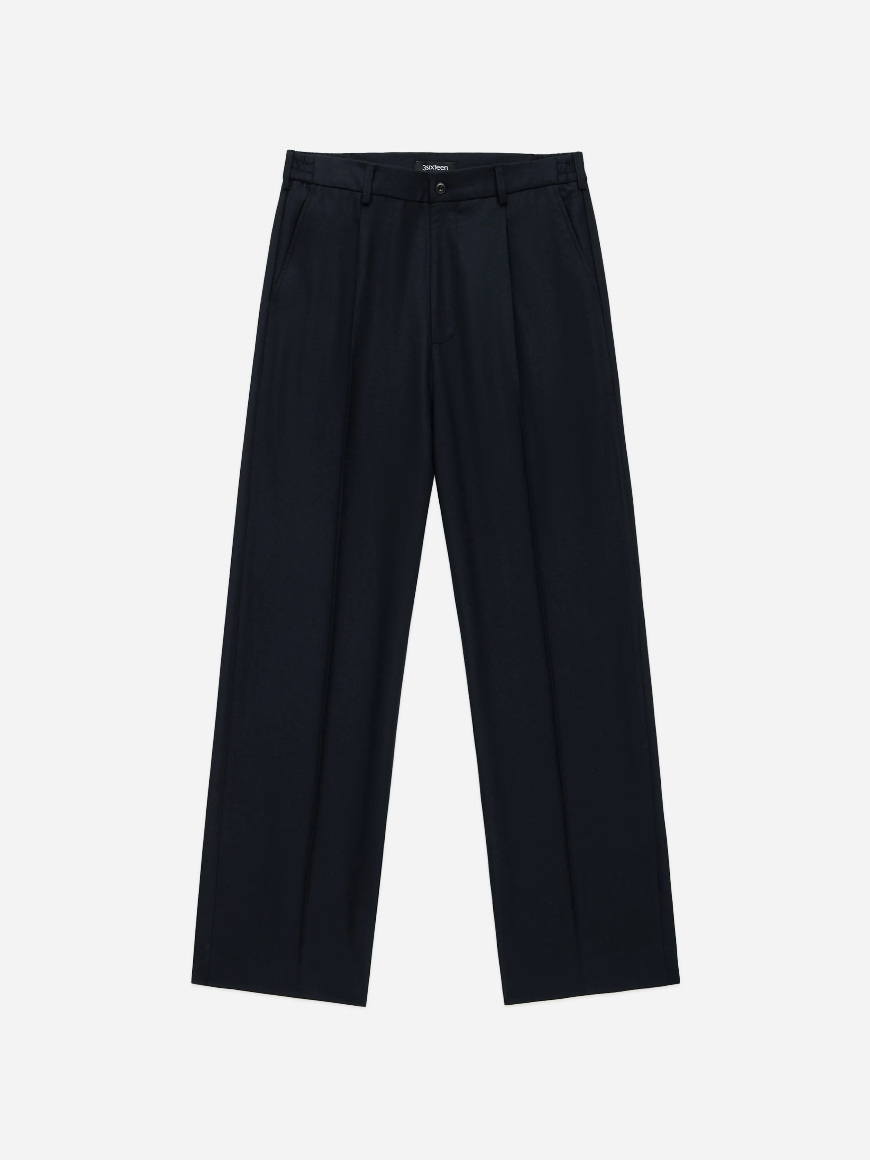 Pleated Trouser ~ Black Wool sold by 3sixteen product image thumbnail 4