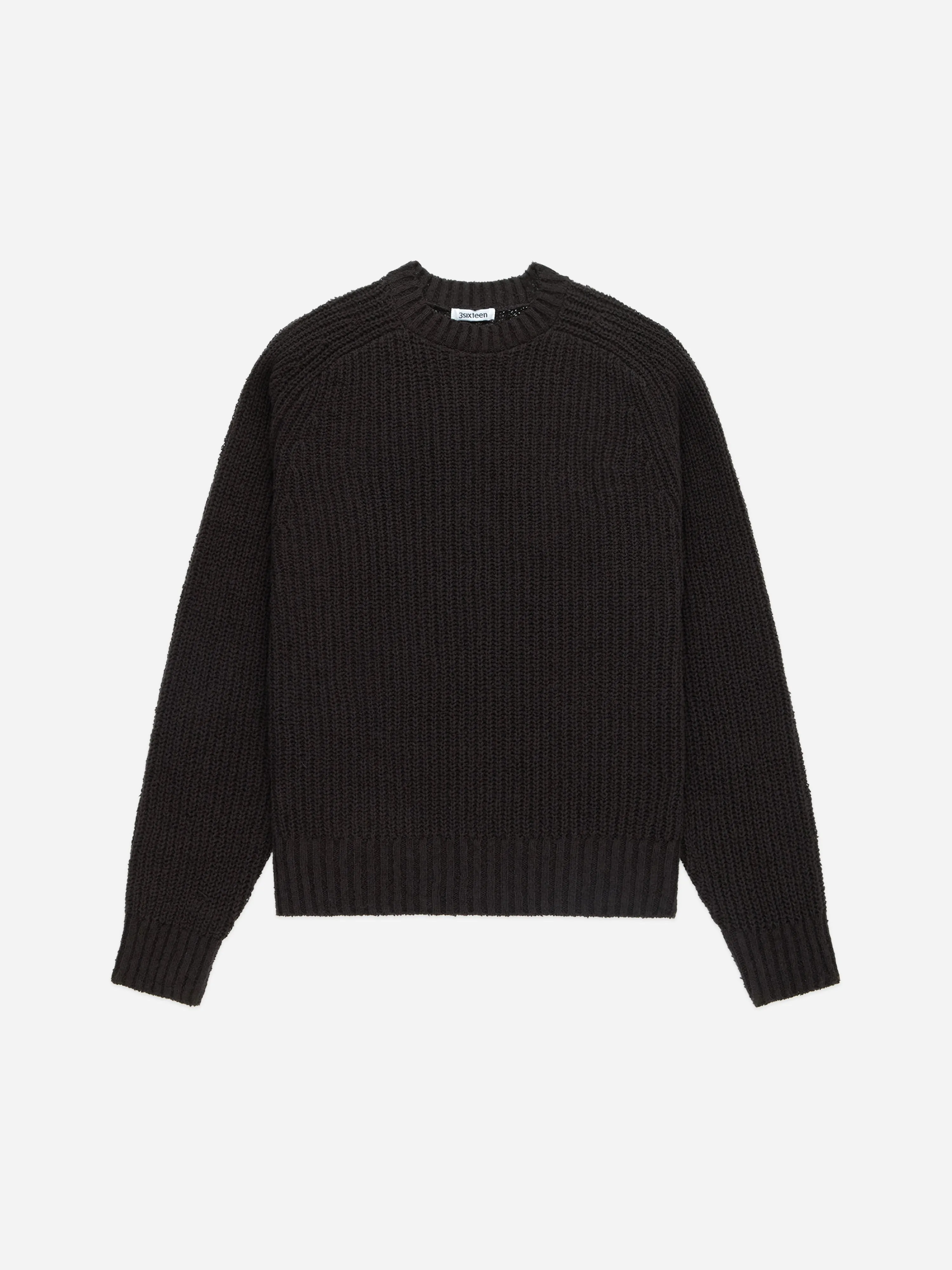 Cotton Crewneck Sweater ~ Bark Boucle sold by 3sixteen product image thumbnail 4