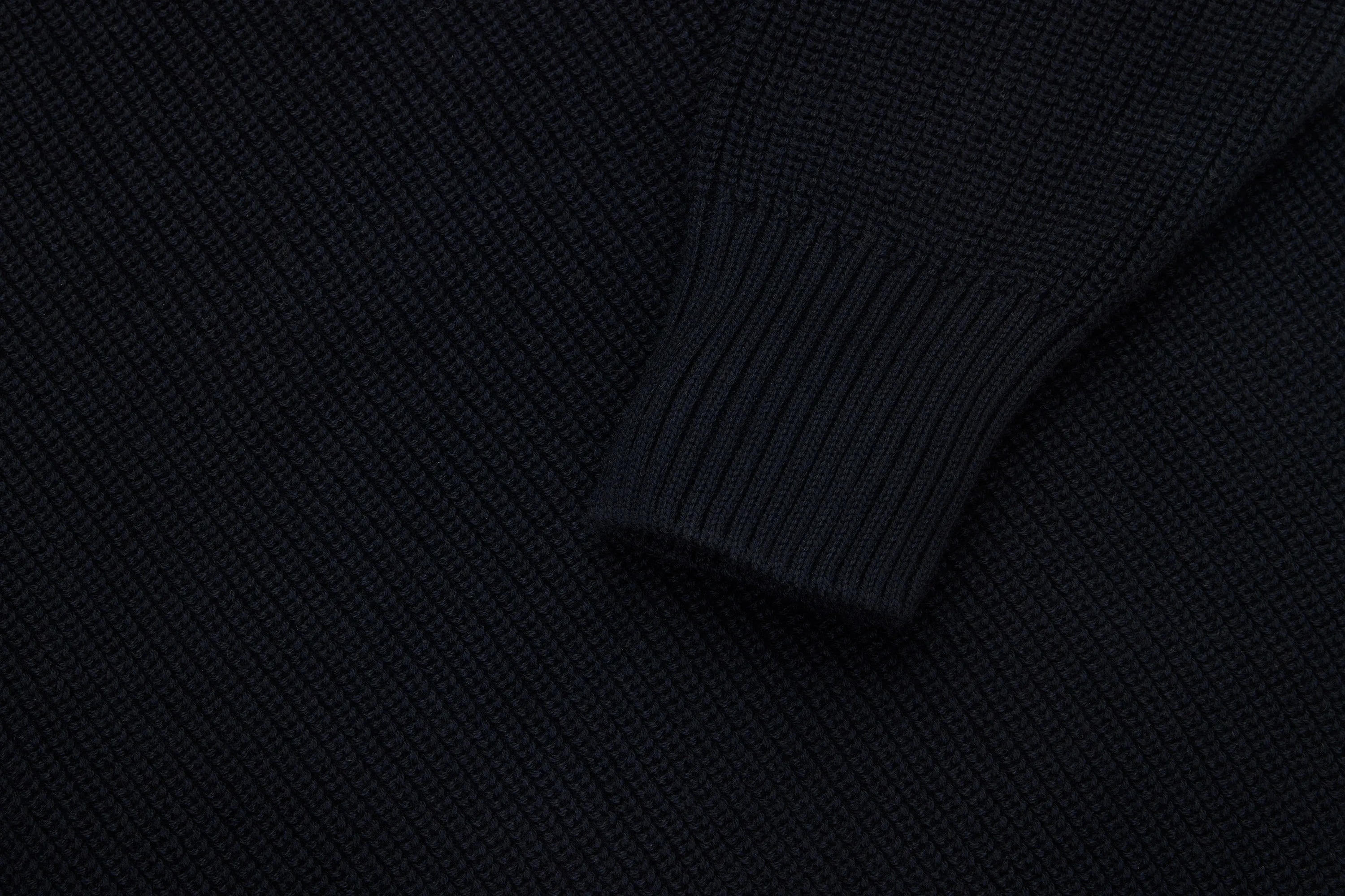 Cotton Crewneck Sweater ~ Black sold by 3sixteen product image thumbnail 3