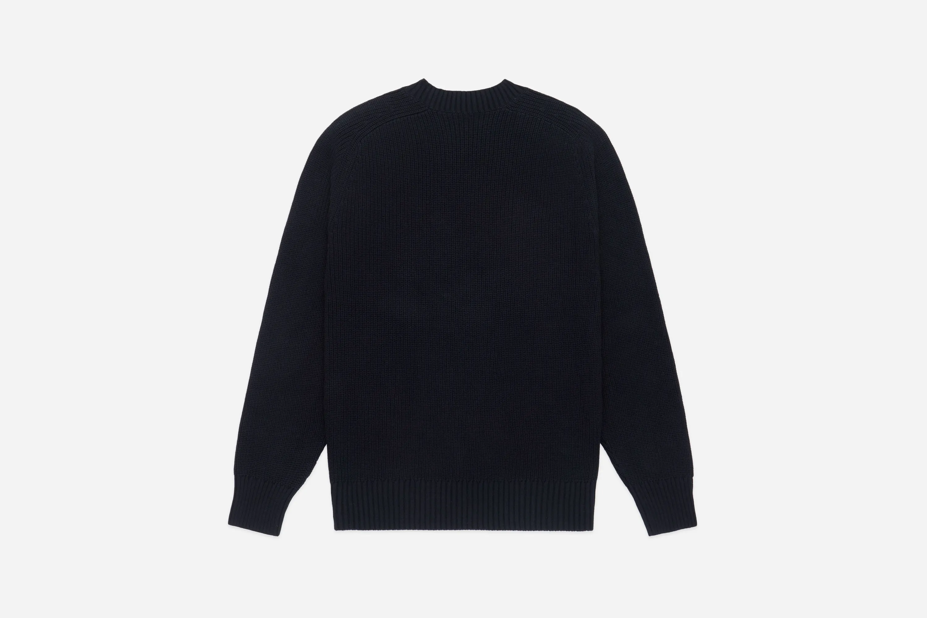 Cotton Crewneck Sweater ~ Black sold by 3sixteen product image thumbnail 2