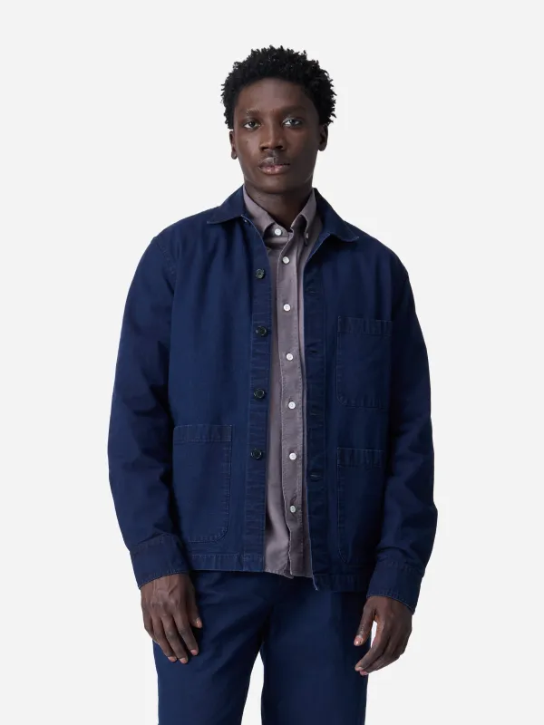 Shop Jacket ~ Indigo Canvas sold by 3sixteen