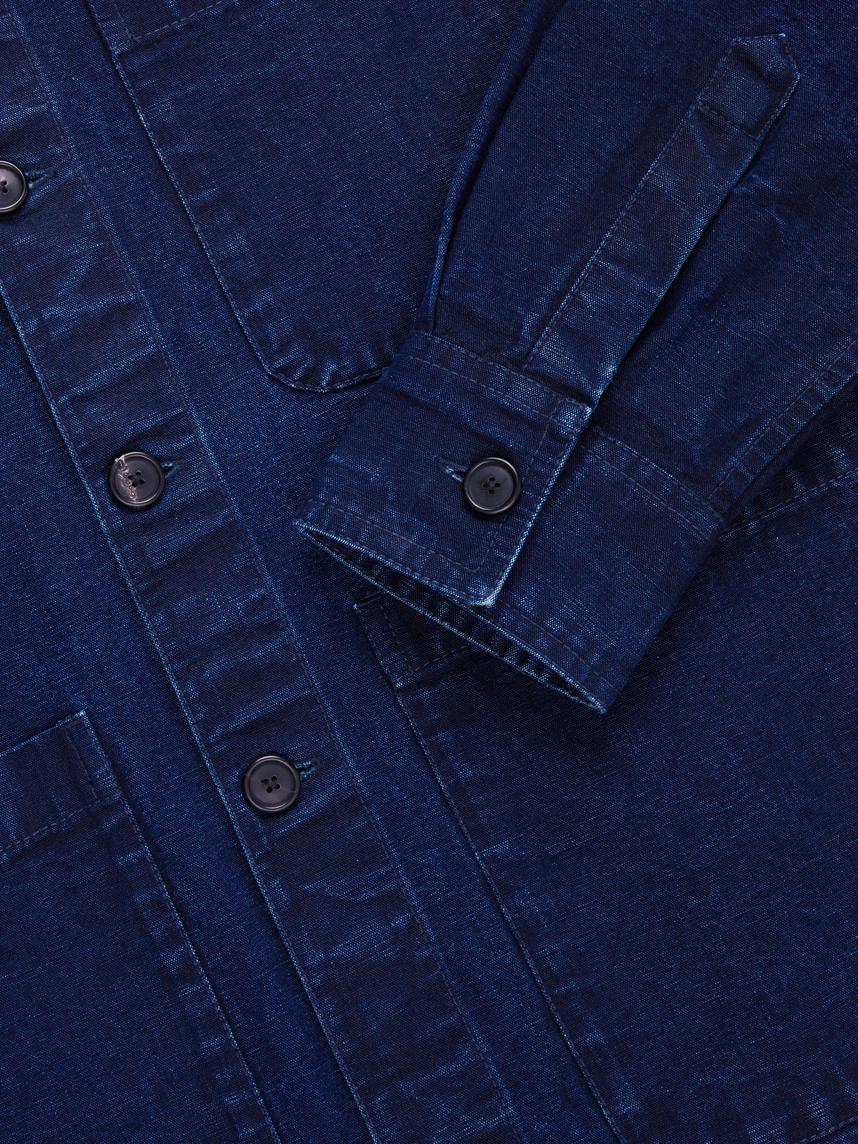 Shop Jacket ~ Indigo Canvas sold by 3sixteen product image thumbnail 5