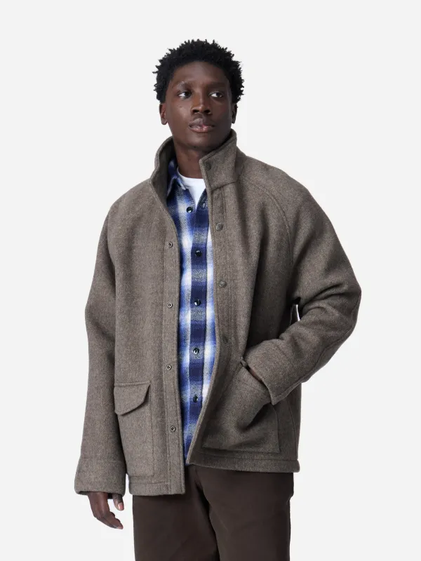 Welding Jacket ~ Tobacco Wool/Cashmere sold by 3sixteen