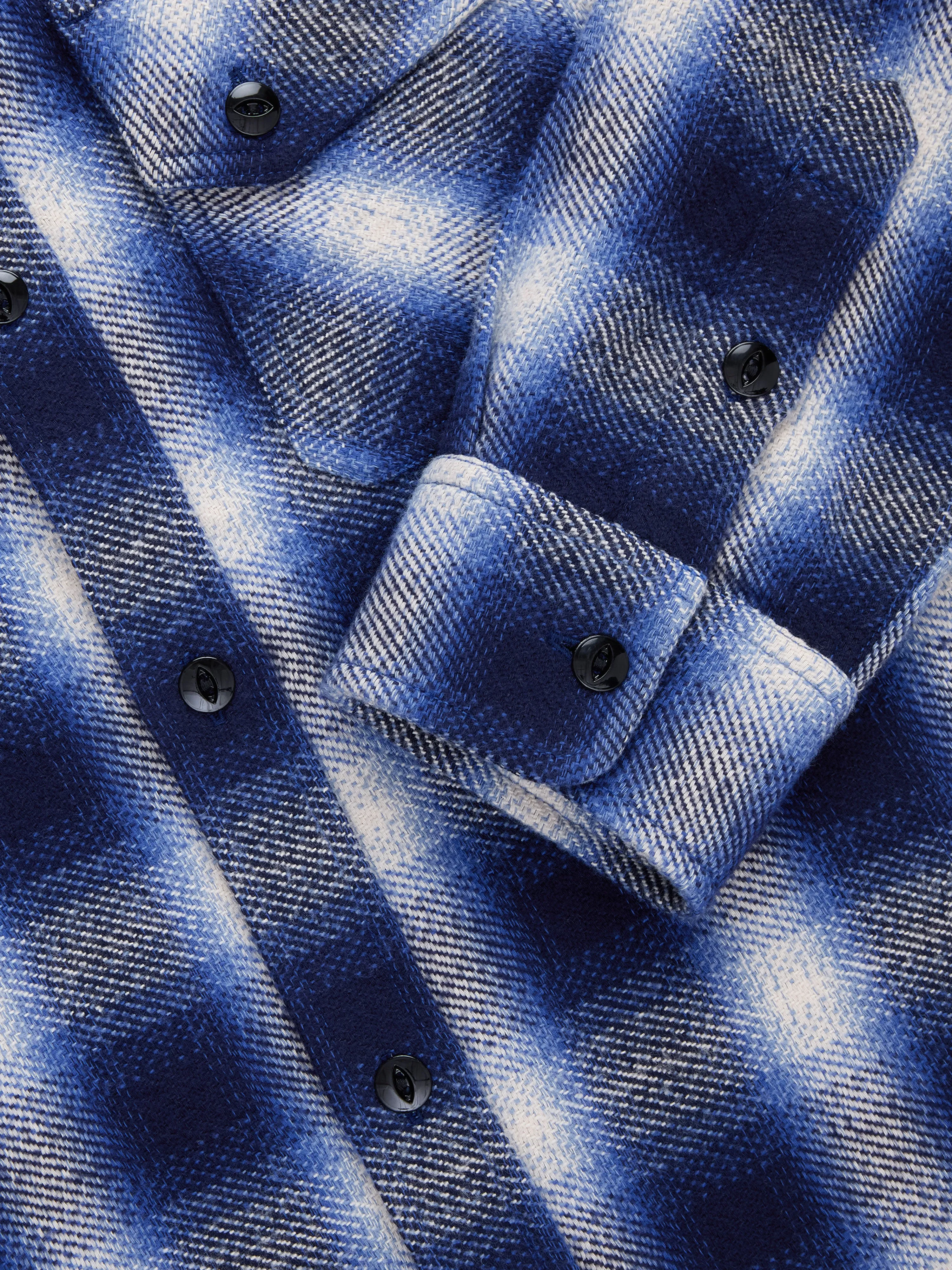 Crosscut Flannel ~ Royal Blue Plaid sold by 3sixteen product image thumbnail 5