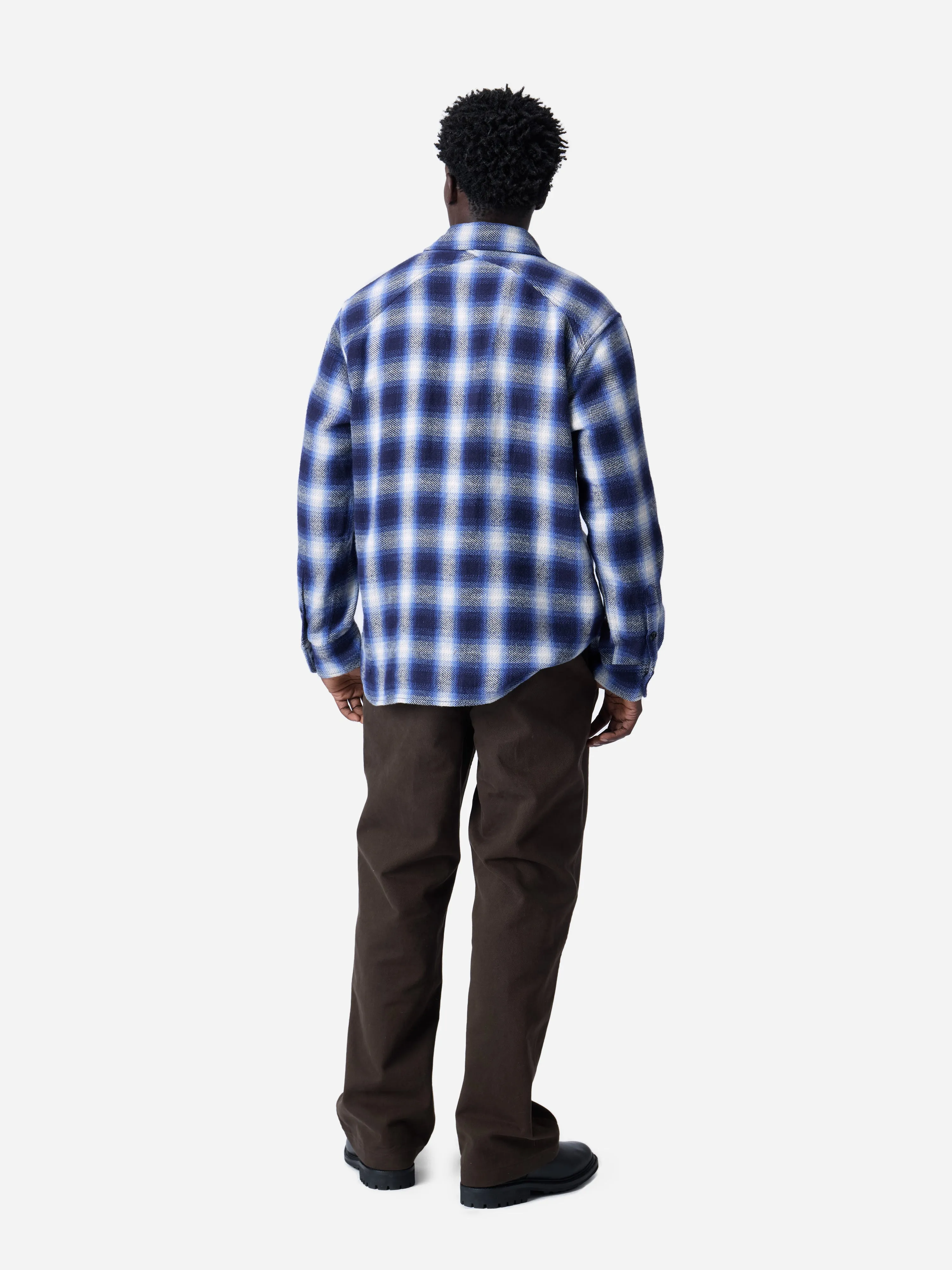 Crosscut Flannel ~ Royal Blue Plaid sold by 3sixteen product image thumbnail 2