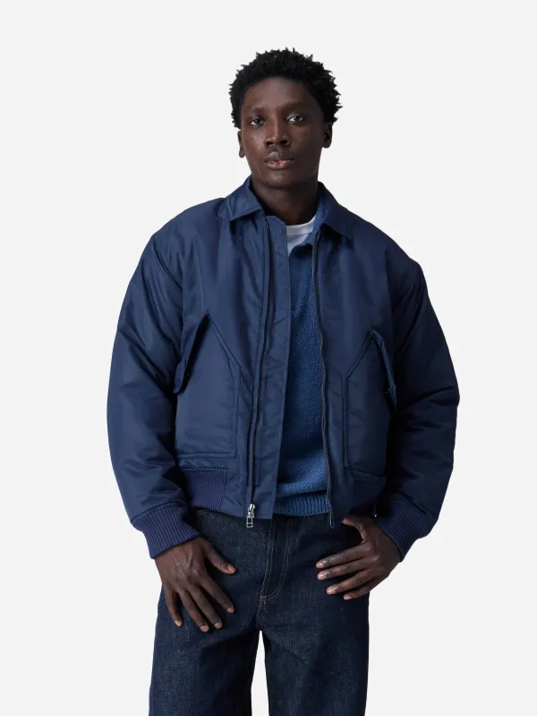 CWU Flight Jacket ~ Blue Aviator Satin sold by 3sixteen