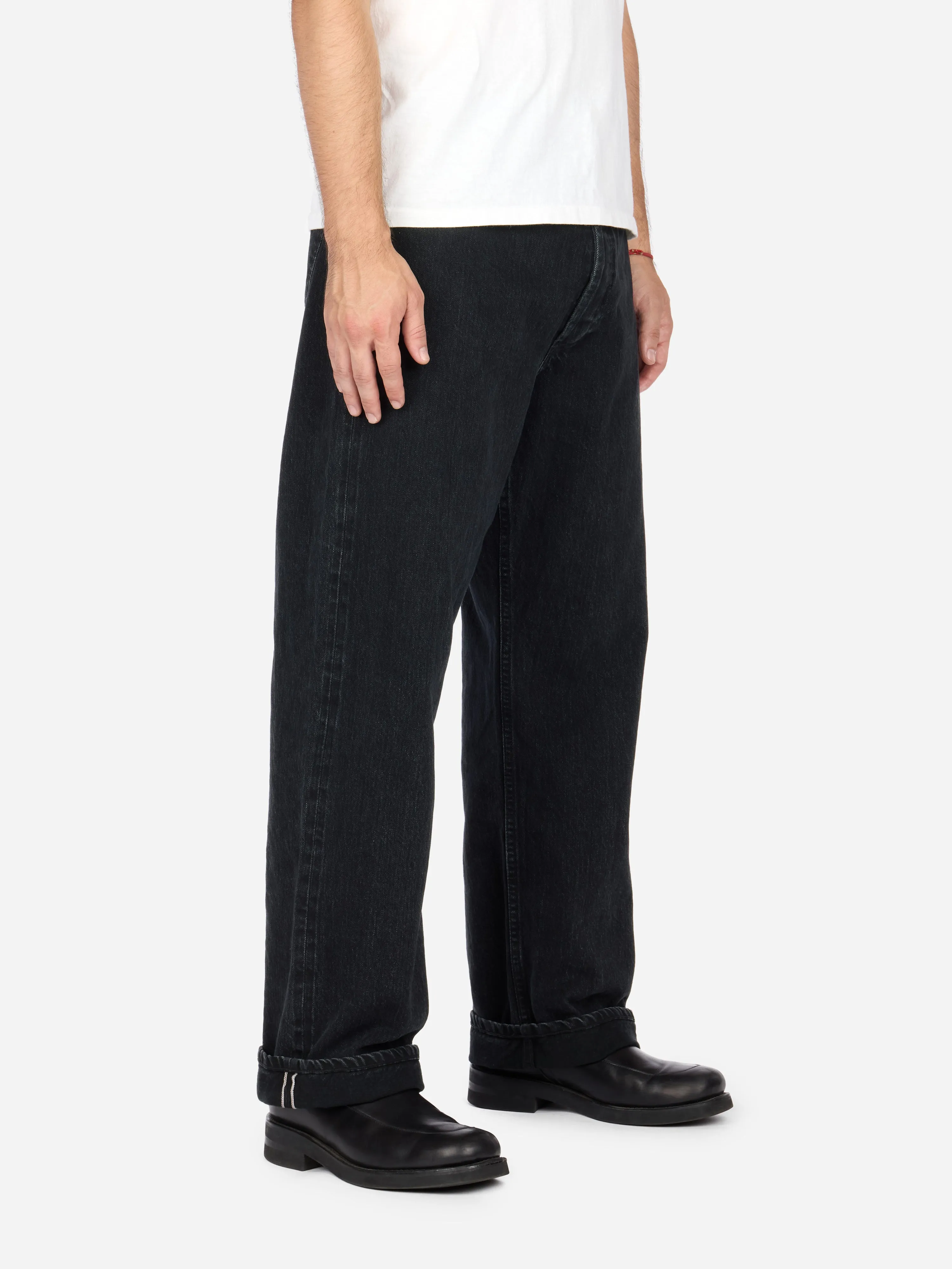 RS-222xs ~ Relaxed Straight - Stonewashed Double Black sold by 3sixteen product image thumbnail 2