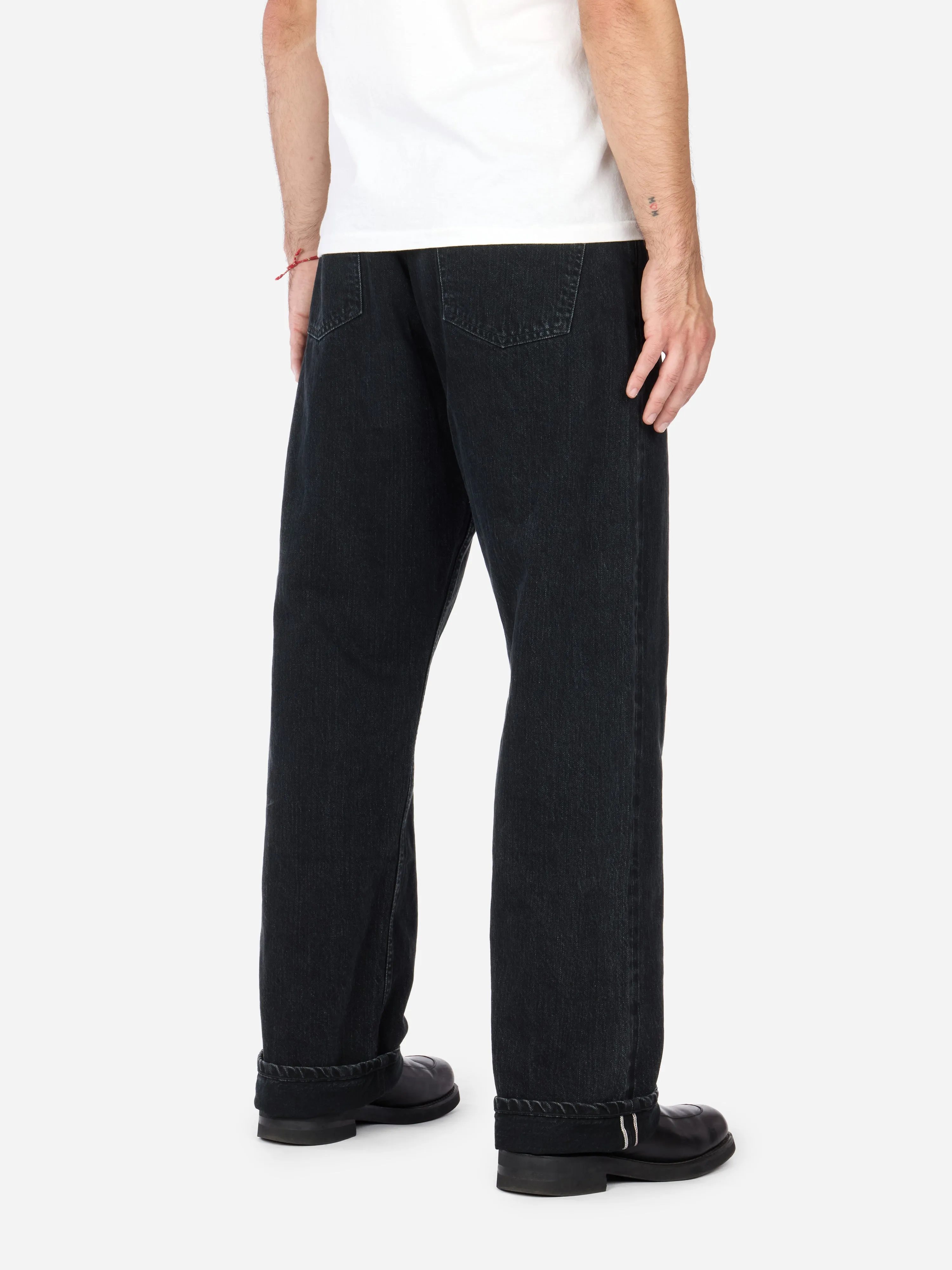 RS-222xs ~ Relaxed Straight - Stonewashed Double Black sold by 3sixteen product image thumbnail 3