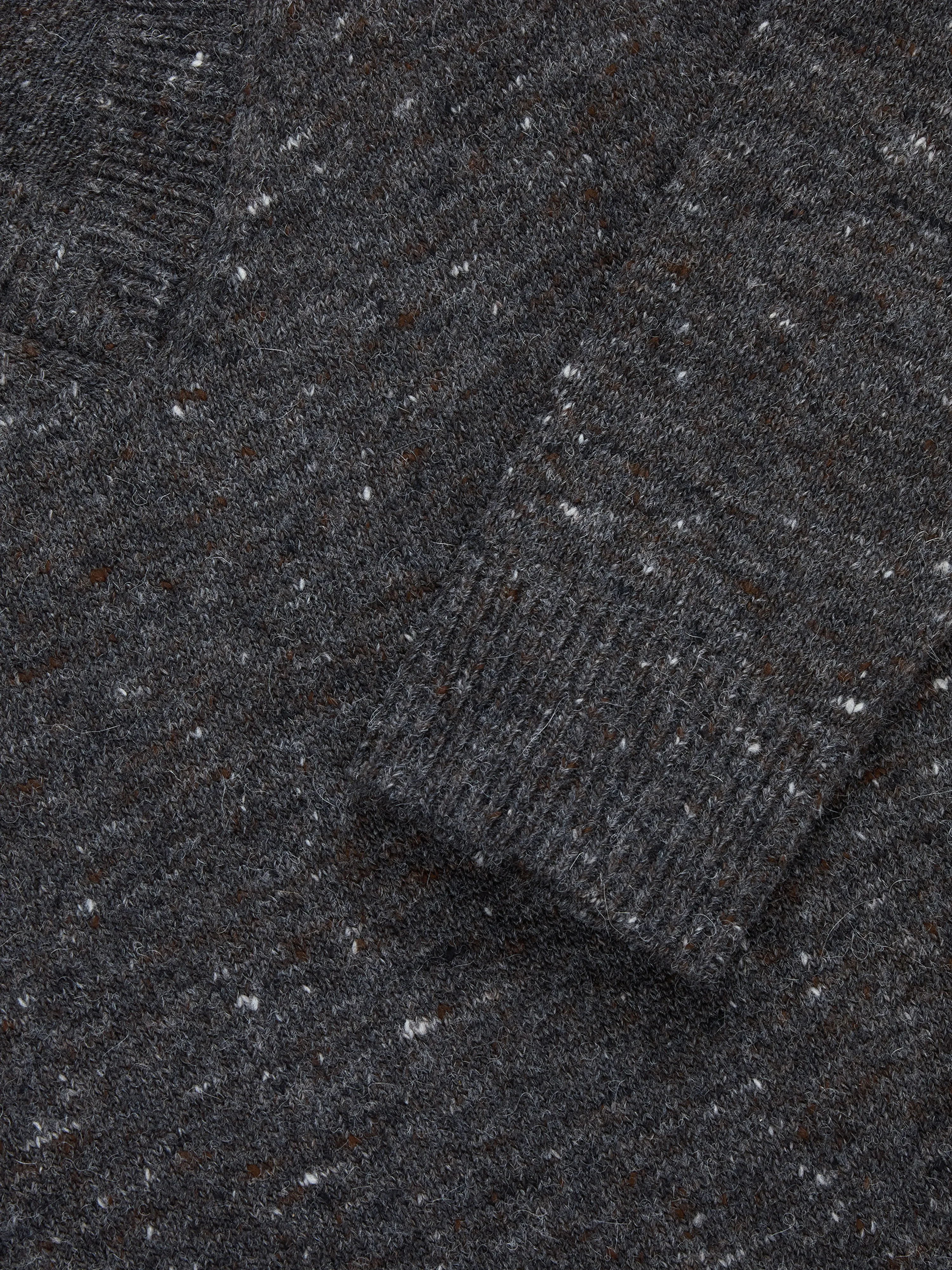 V-Neck Sweater ~ Pewter Tweed sold by 3sixteen product image thumbnail 5