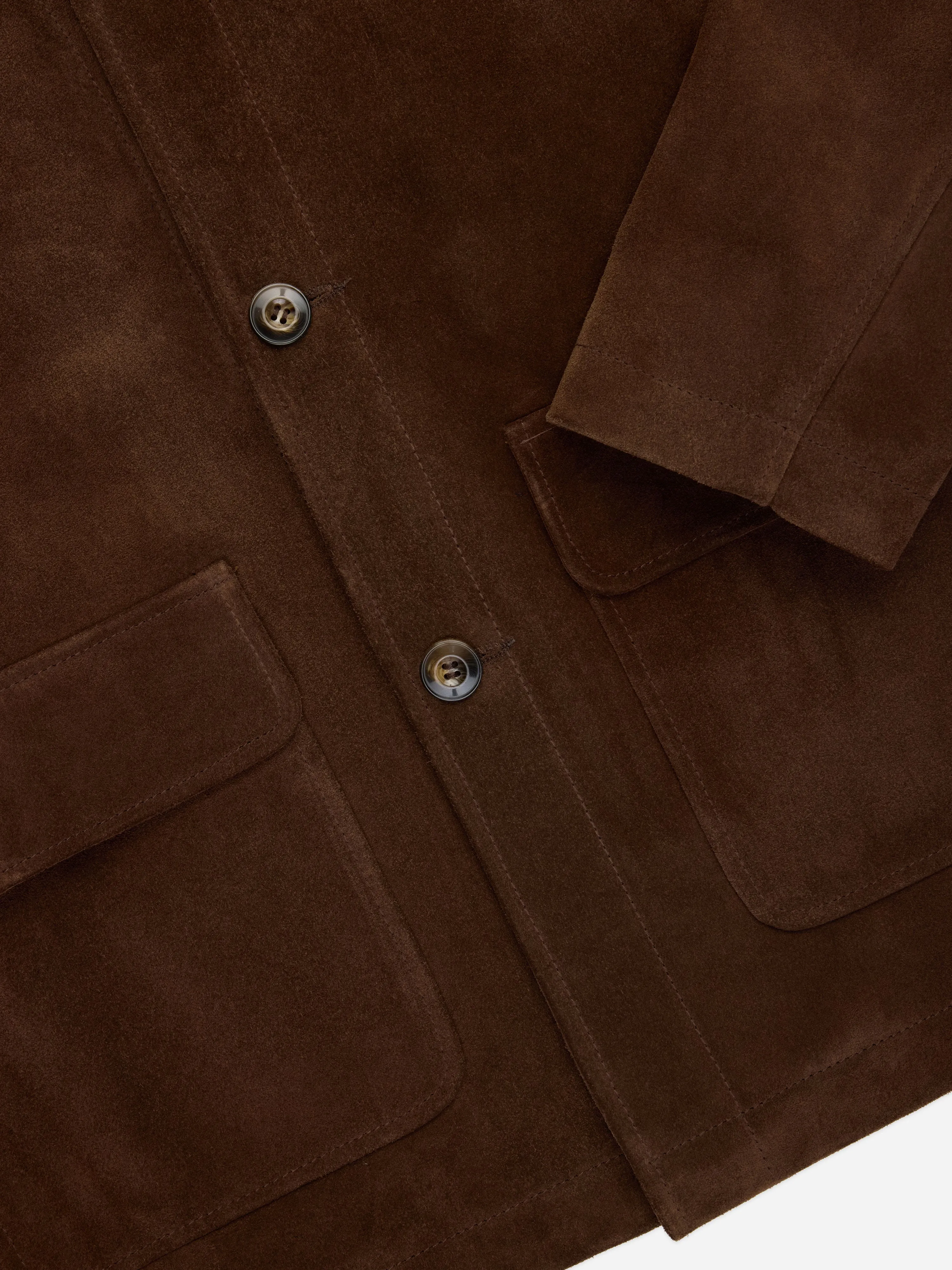 Work Jacket ~ Chocolate Suede sold by 3sixteen product image thumbnail 5