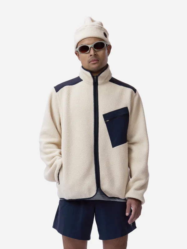 Summit Fleece ~ Ecru/Midnight sold by 3sixteen