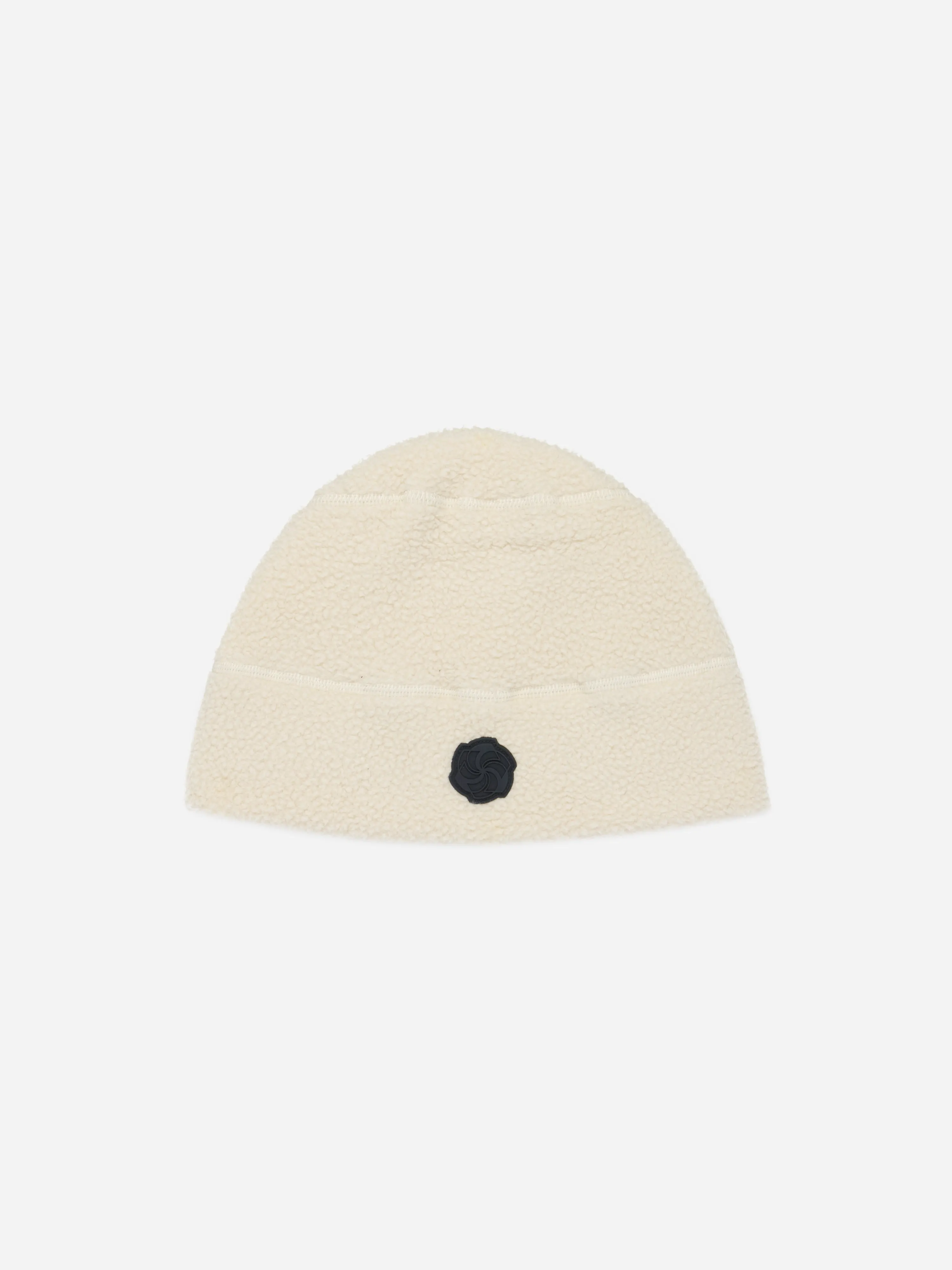 Fleece Patchwork Beanie ~ Ecru sold by 3sixteen product image thumbnail 2