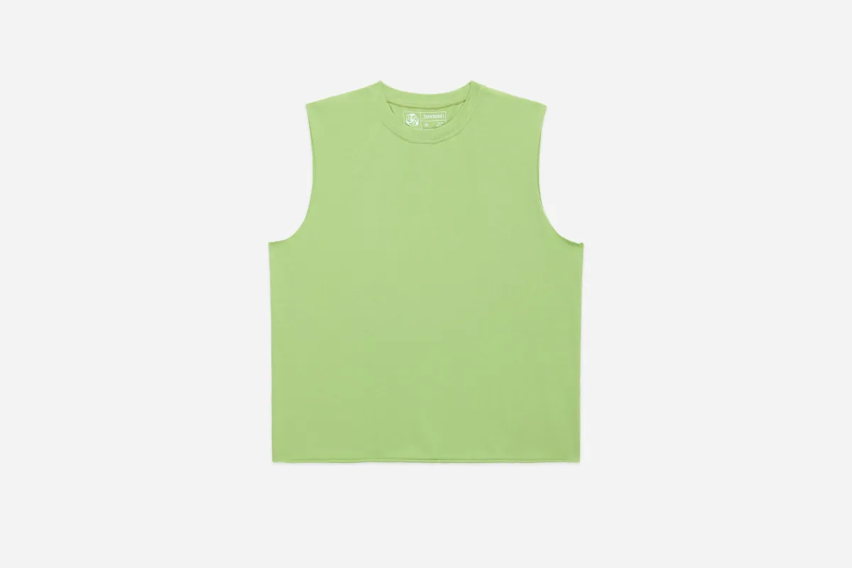 Training Cutoff Tee ~ Lime made by 3sixteen