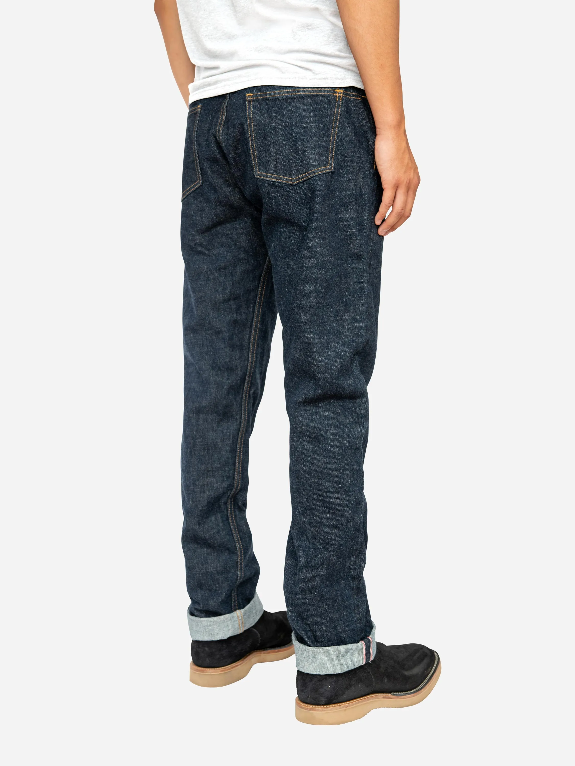 CS-100xk ~ Classic Straight - Rinsed Indigo Kibata sold by 3sixteen product image thumbnail 3