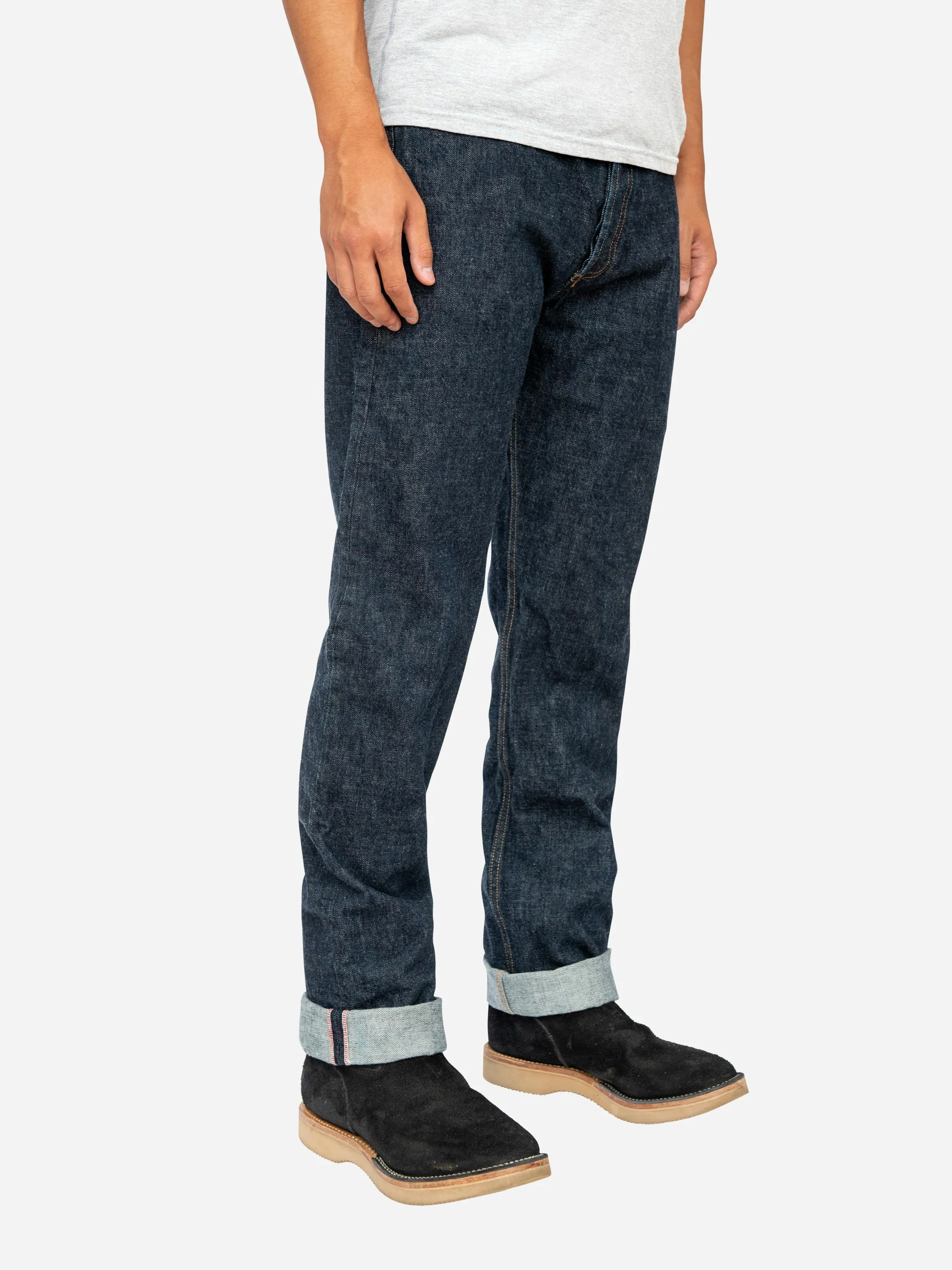 CS-100xk ~ Classic Straight - Rinsed Indigo Kibata sold by 3sixteen product image thumbnail 2