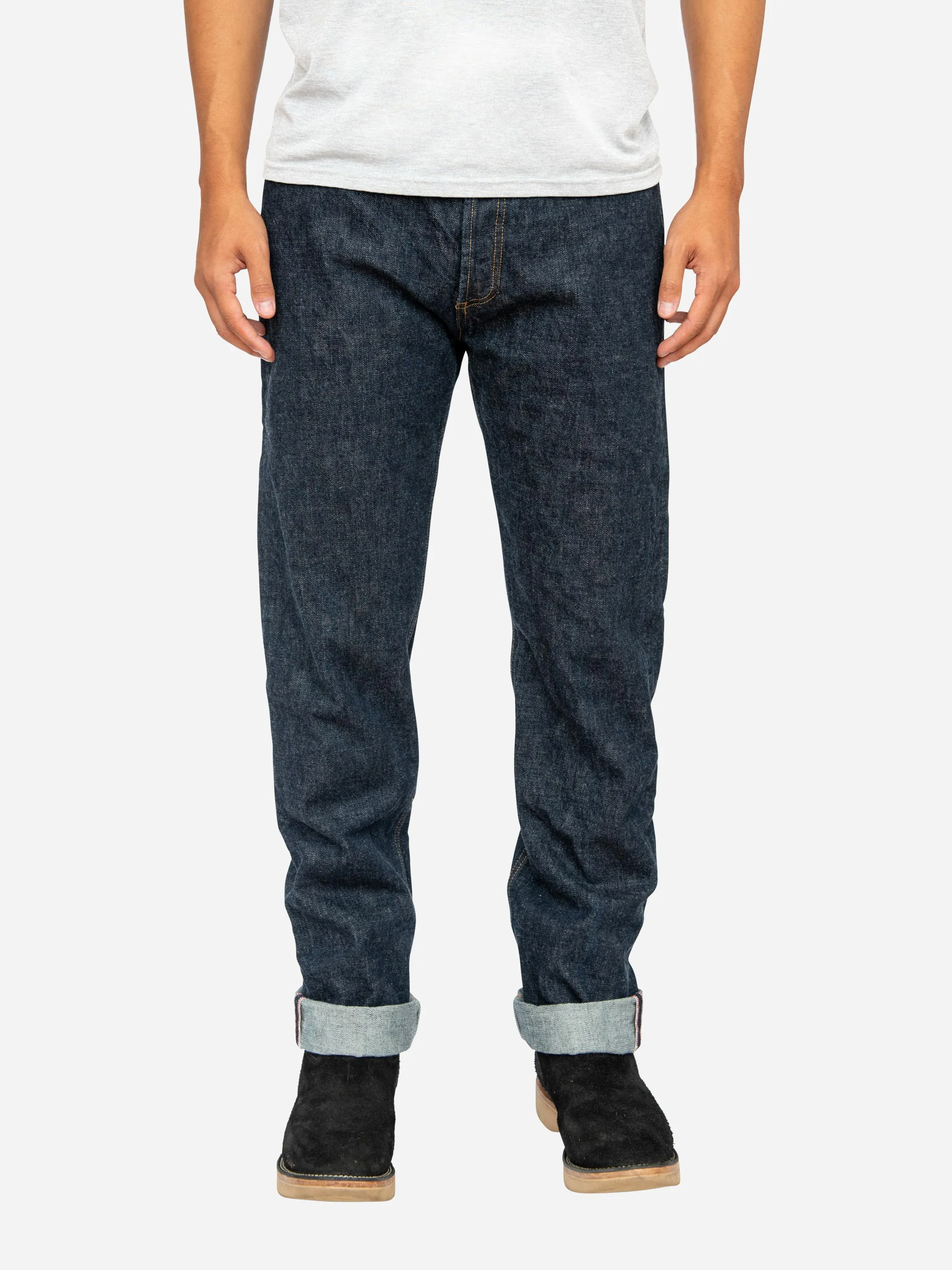 CS-100xk ~ Classic Straight - Rinsed Indigo Kibata sold by 3sixteen