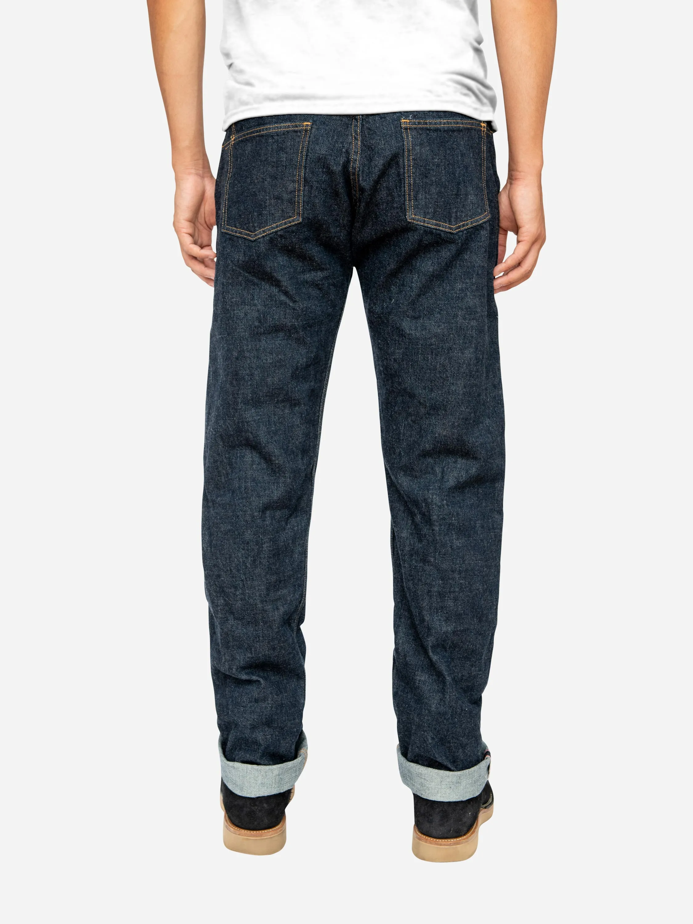 CS-100xk ~ Classic Straight - Rinsed Indigo Kibata sold by 3sixteen product image thumbnail 4