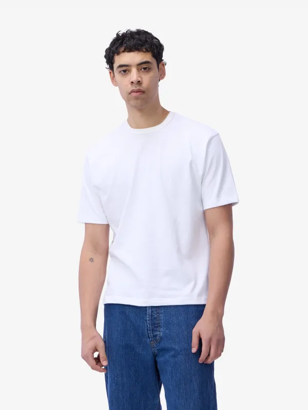 Heavyweight Boxy T-shirt ~ White sold by 3sixteen