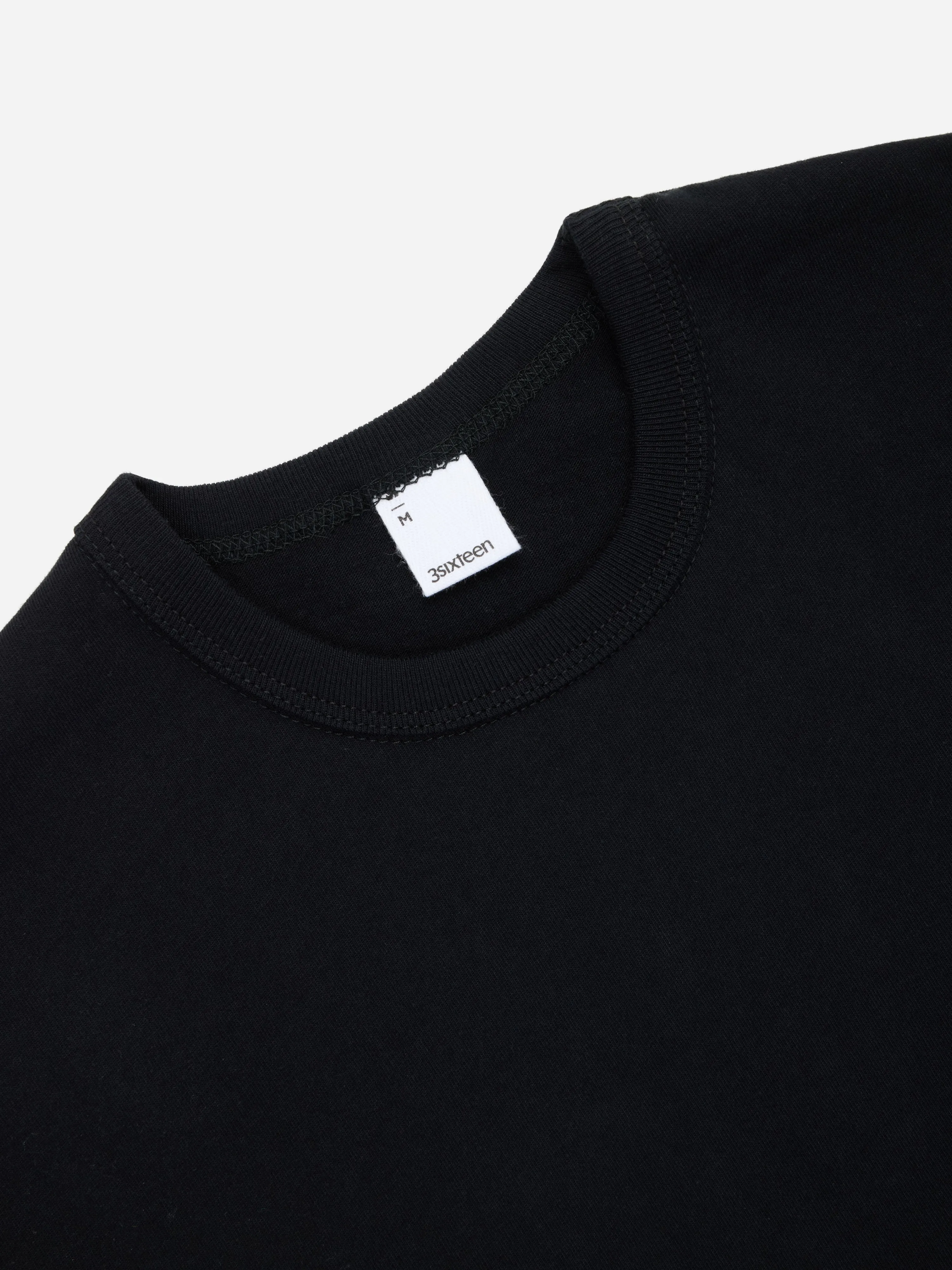 Heavyweight Boxy T-shirt ~ Black sold by 3sixteen product image thumbnail 5